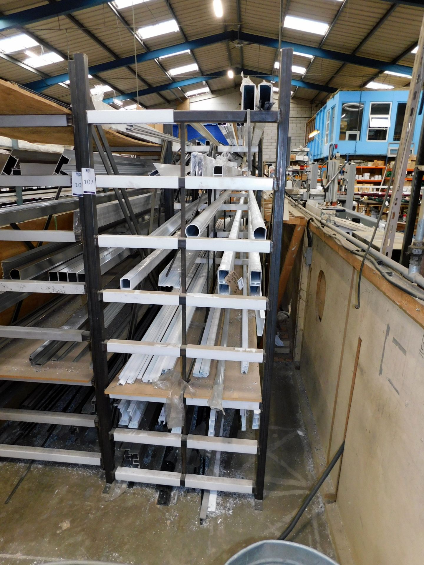 Multi-Tier Steeled Framed Stock Rack & Contents (Location: Bedford. Please Refer to General Notes)