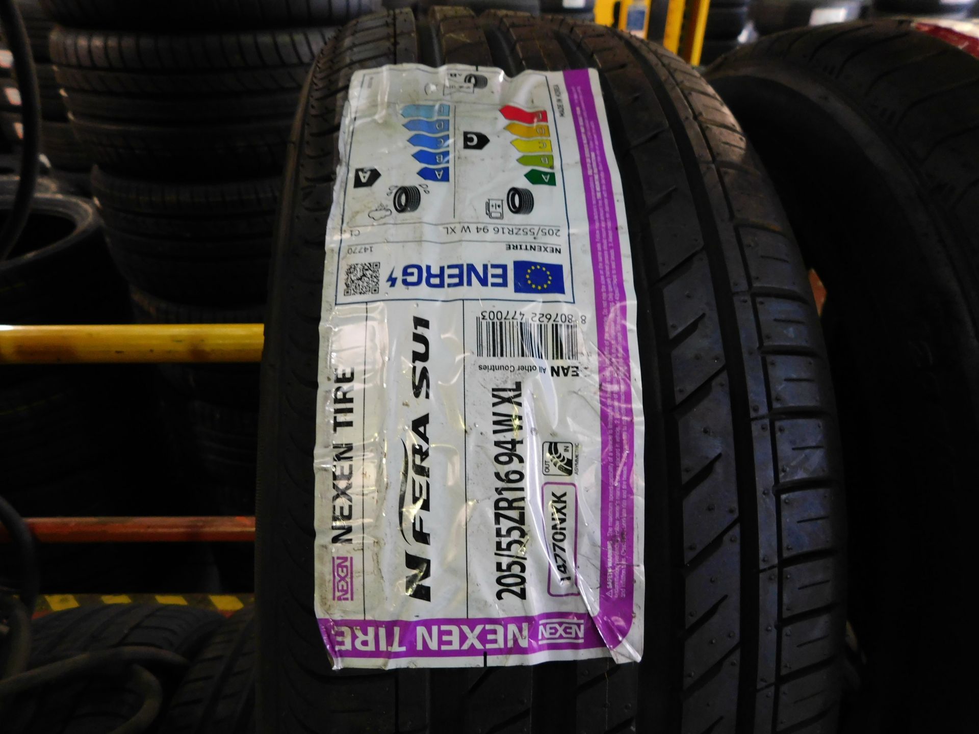 5 tyres, size 255/45 18 (1 Roadstone) & size 205/55 16 (1 Roadstone, 1 Nexen) & size 245/40 18 (2 - Image 3 of 3