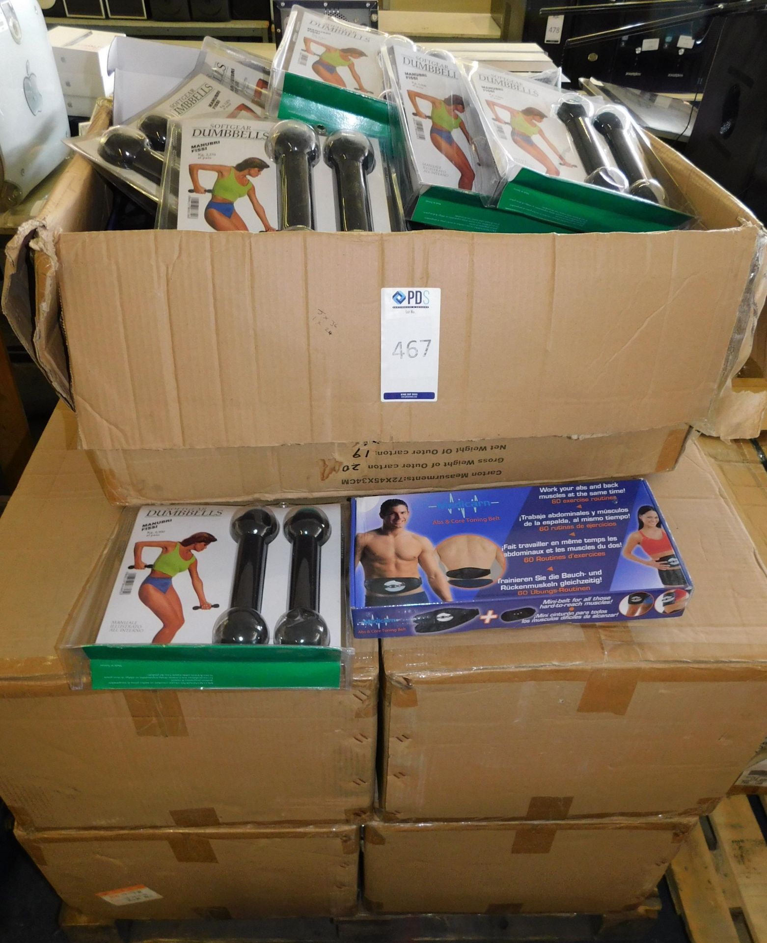 Contents of Pallet of Fitness Equipment (Location Stockport. Please Refer to General Notes)