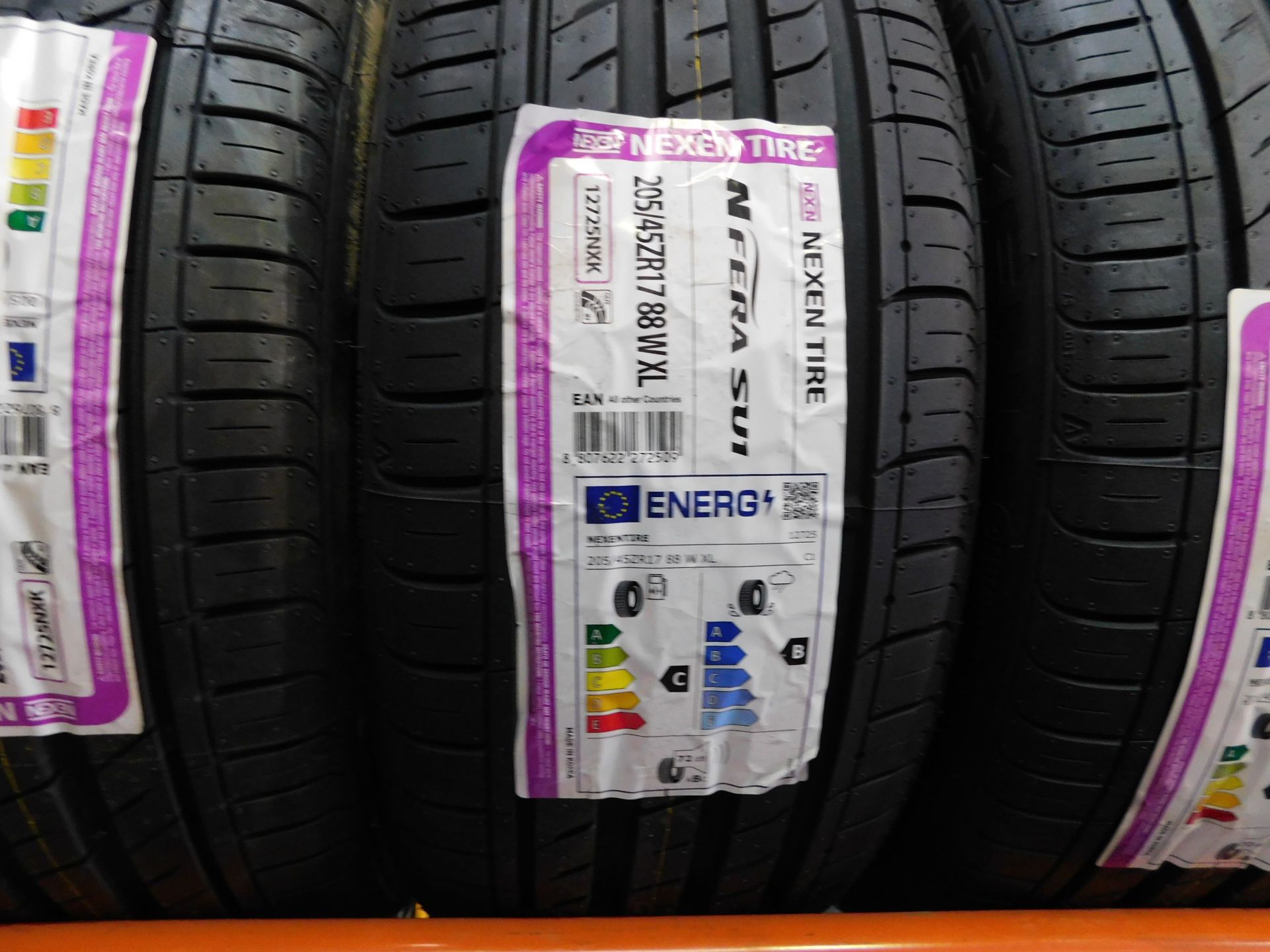 4 tyres, size 205/45 17 (Nexen) (Location Northampton. Please Refer to General Notes) - Image 2 of 2