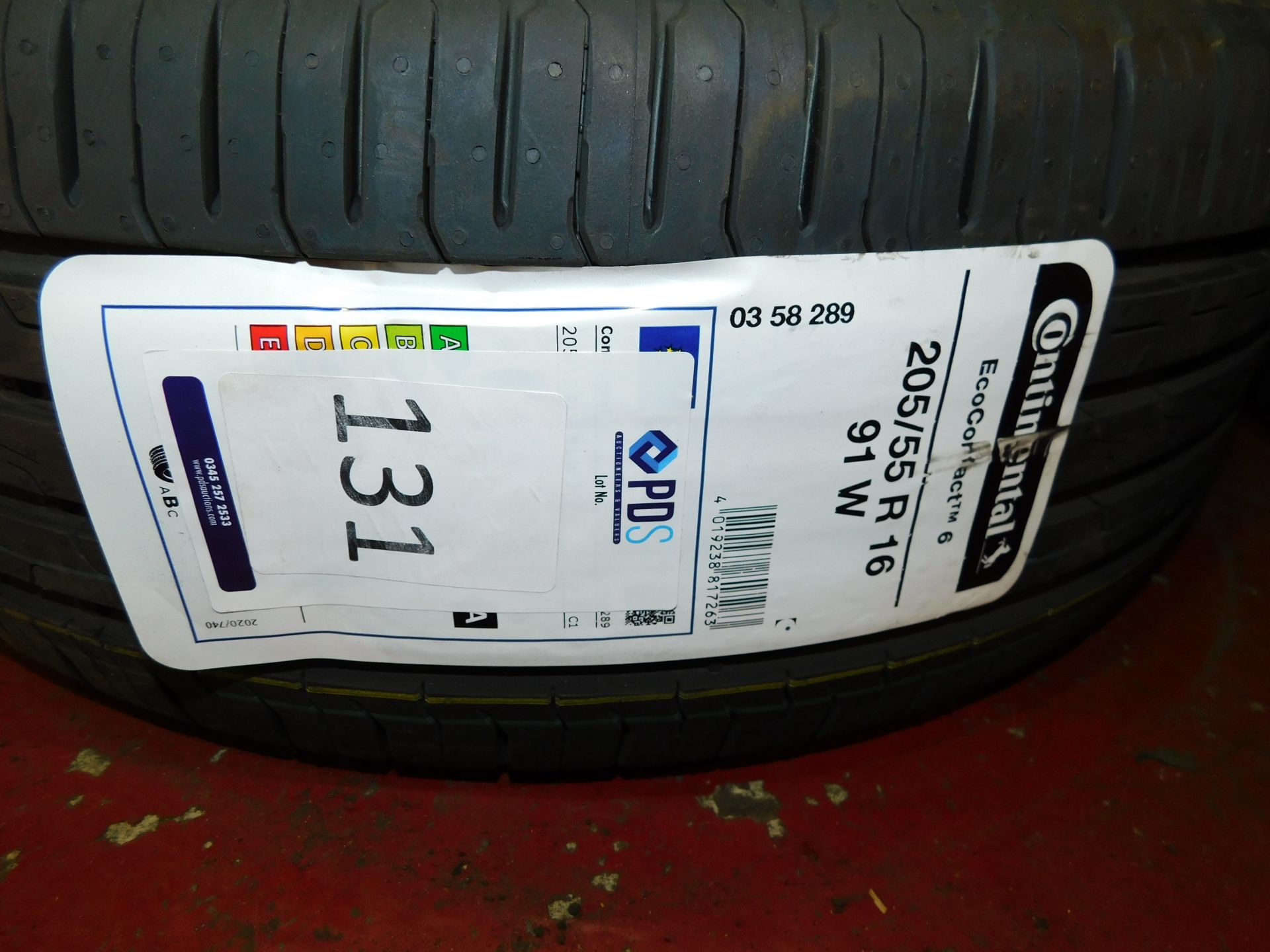 1 tyre, size 205/55 16 (1 Continental) (Location Northampton. Please Refer to General Notes) - Image 2 of 2