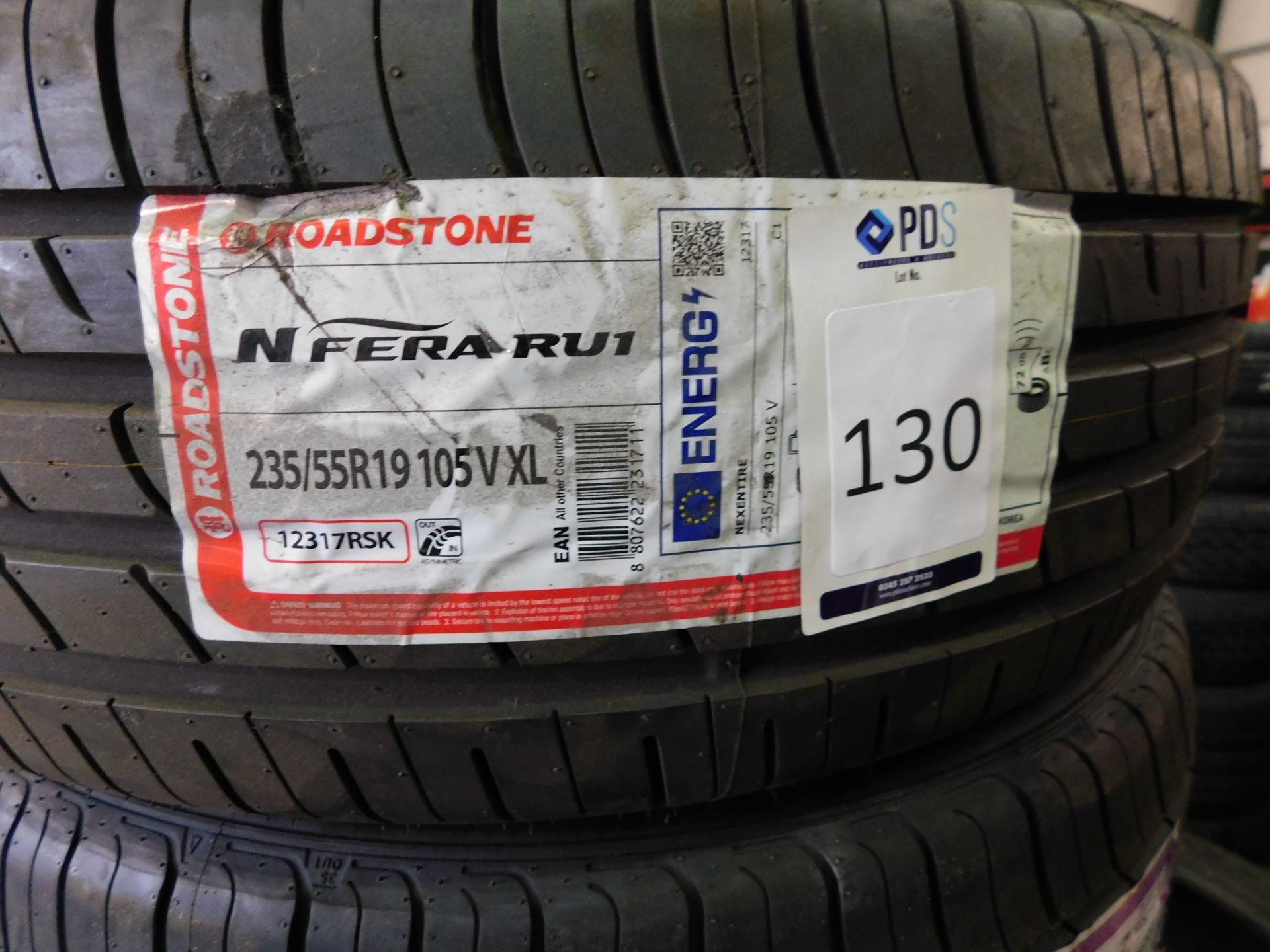 6 tyres, size 235/55 19 (5 Nexen, 1 Roadstone) (Location Northampton. Please Refer to General - Image 2 of 3