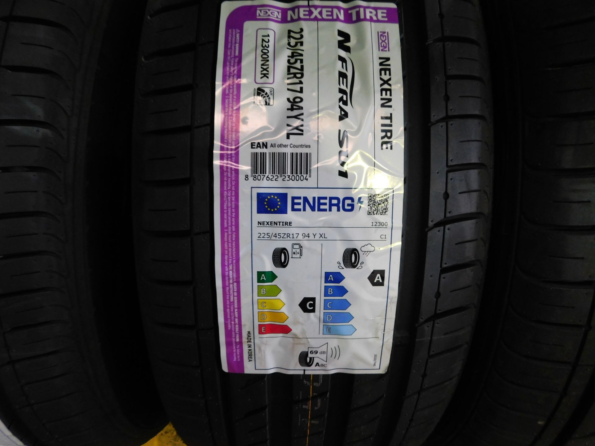 8 tyres, size 225/45 17 (Nexen) (Location Northampton. Please Refer to General Notes) - Image 2 of 2