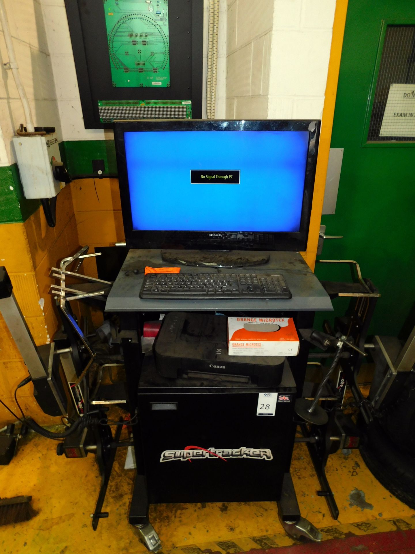 Supertracker Wheel Alignment System (Location Northampton. Please Refer to General Notes)
