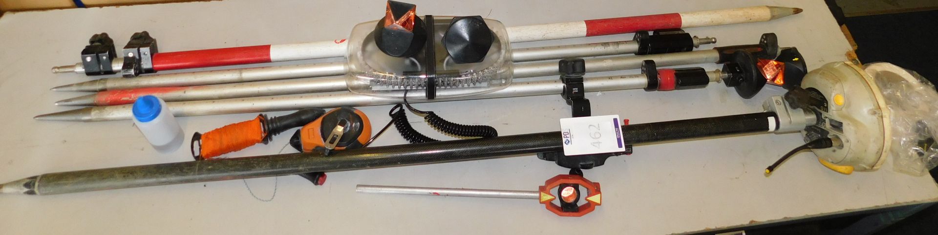 Quantity of Assorted Surveying Rods (Location Stockport. Please Refer to General Notes)