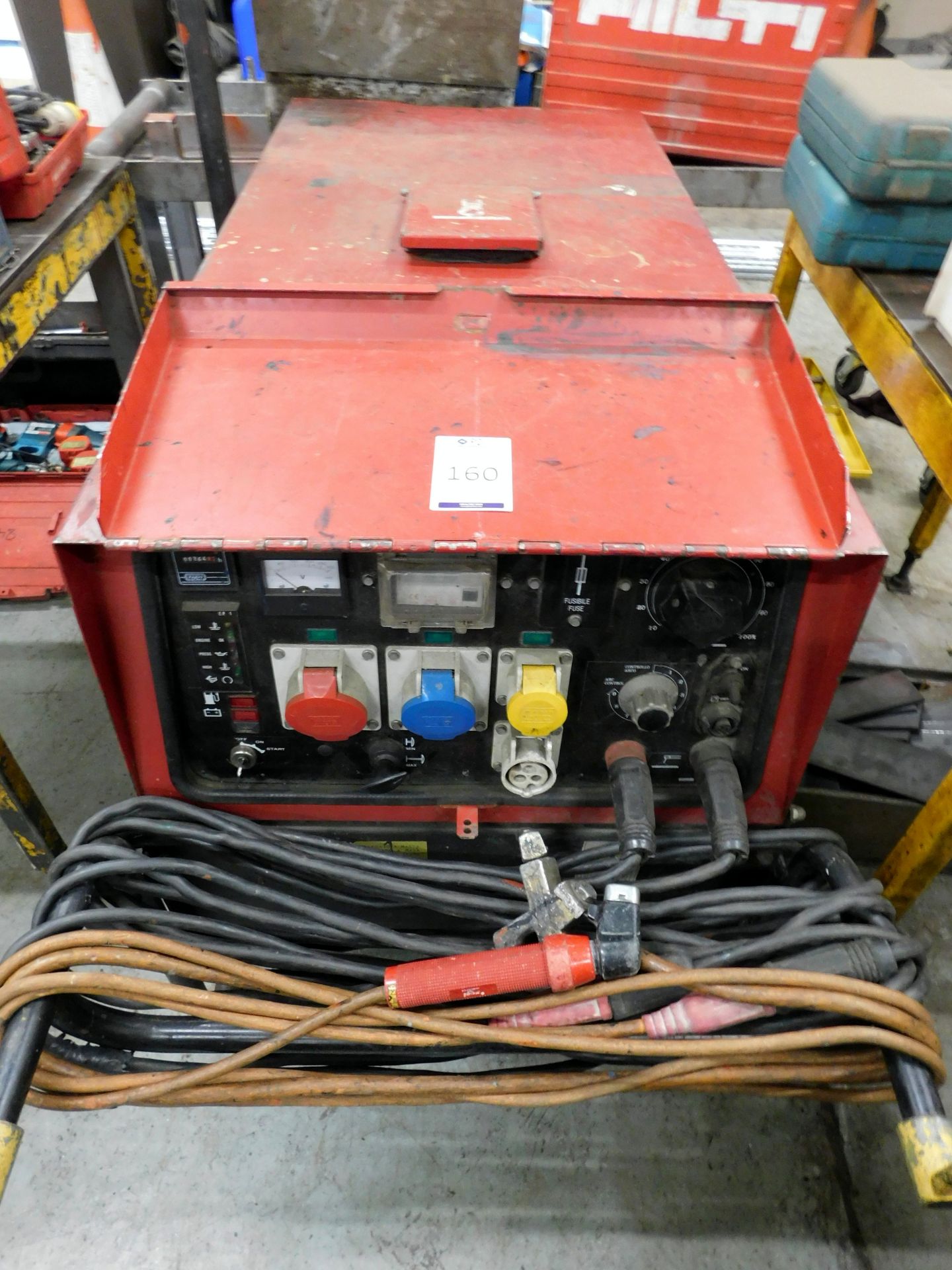 MOSA TS300SC Silenced Mobile Welder/Generator, 364.82 hours (Location Harlow. Please Refer to