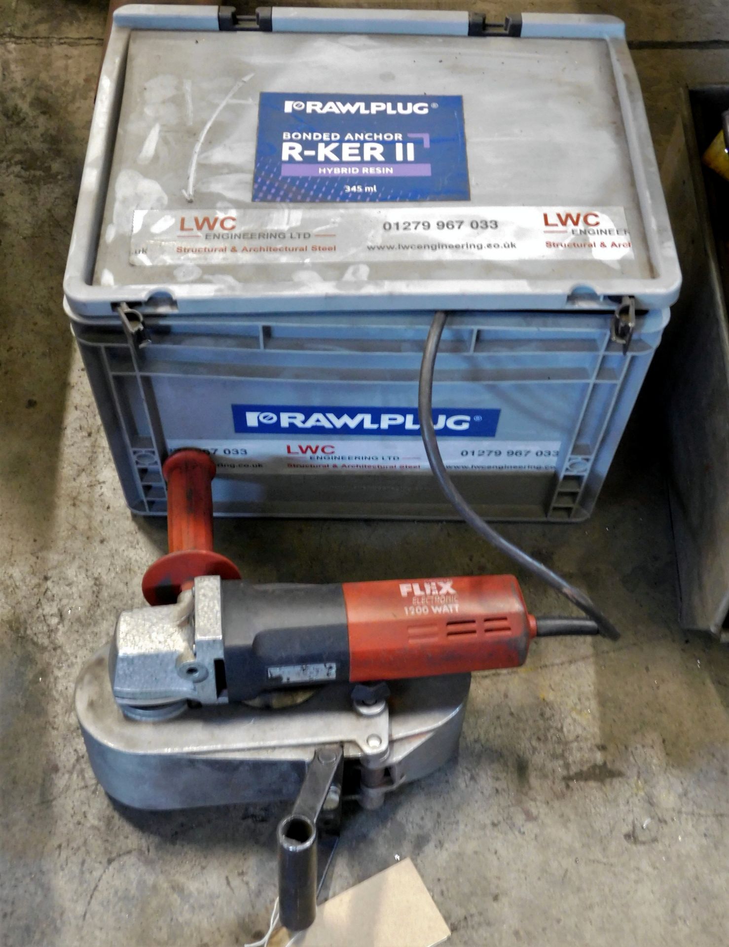 Two Flex Portable Linishers, 110v (Location Harlow. Please Refer to General Notes)