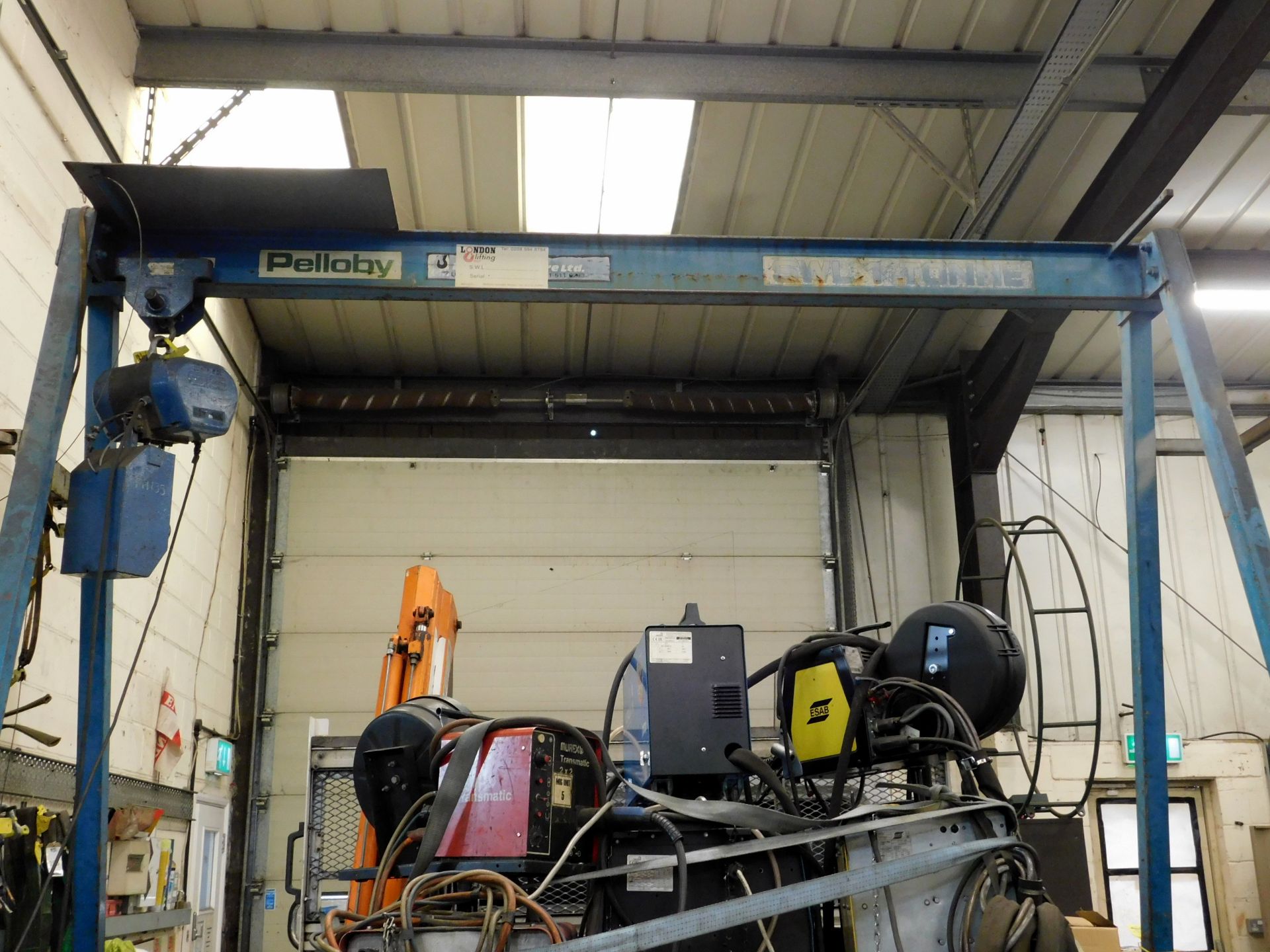 London Lifting A Frame Lifting Gantry, SWL 1000kg (excludes Chain Hoist) (Location Harlow. Please - Image 2 of 2