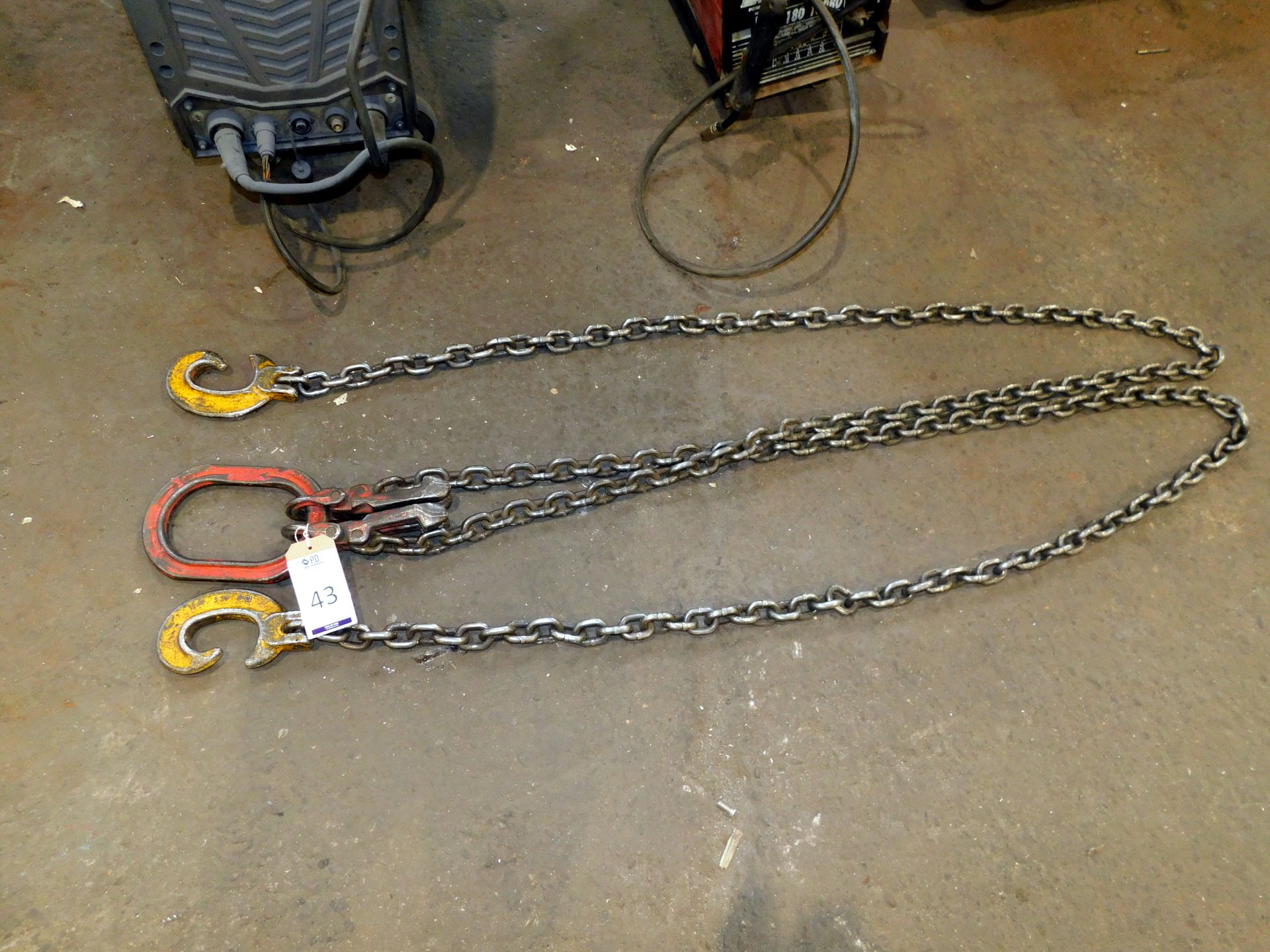 Twin Hook Lifting Chain (Location Dudley. Please Refer to General Notes)