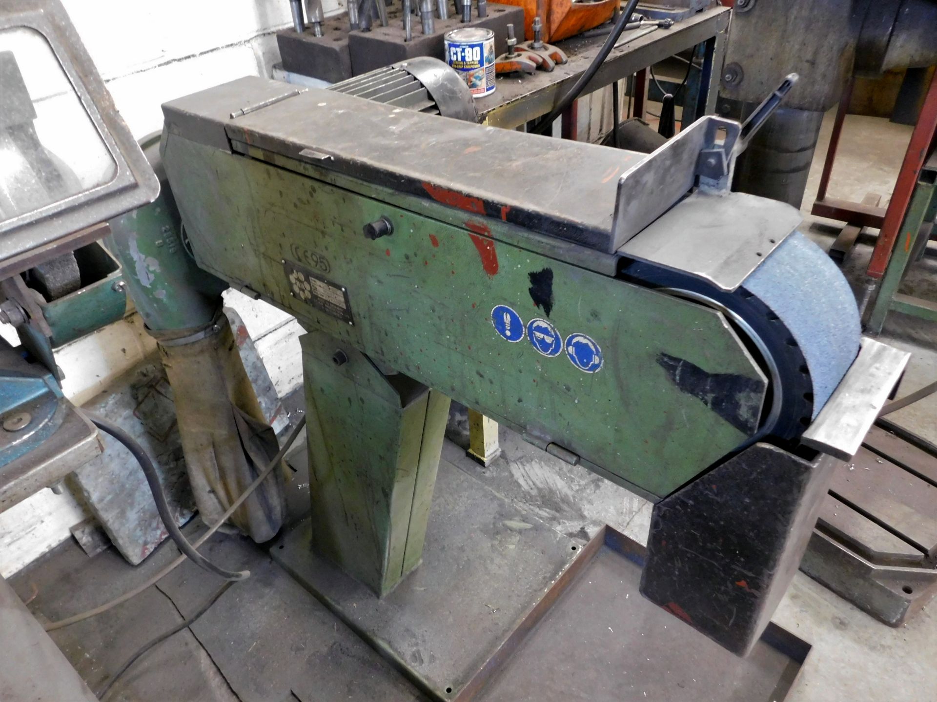 HM TAS100 Belt Linisher, 100 x 2000mm, S/No 110297, Three Phase (Location Harlow. Please Refer to - Image 2 of 4