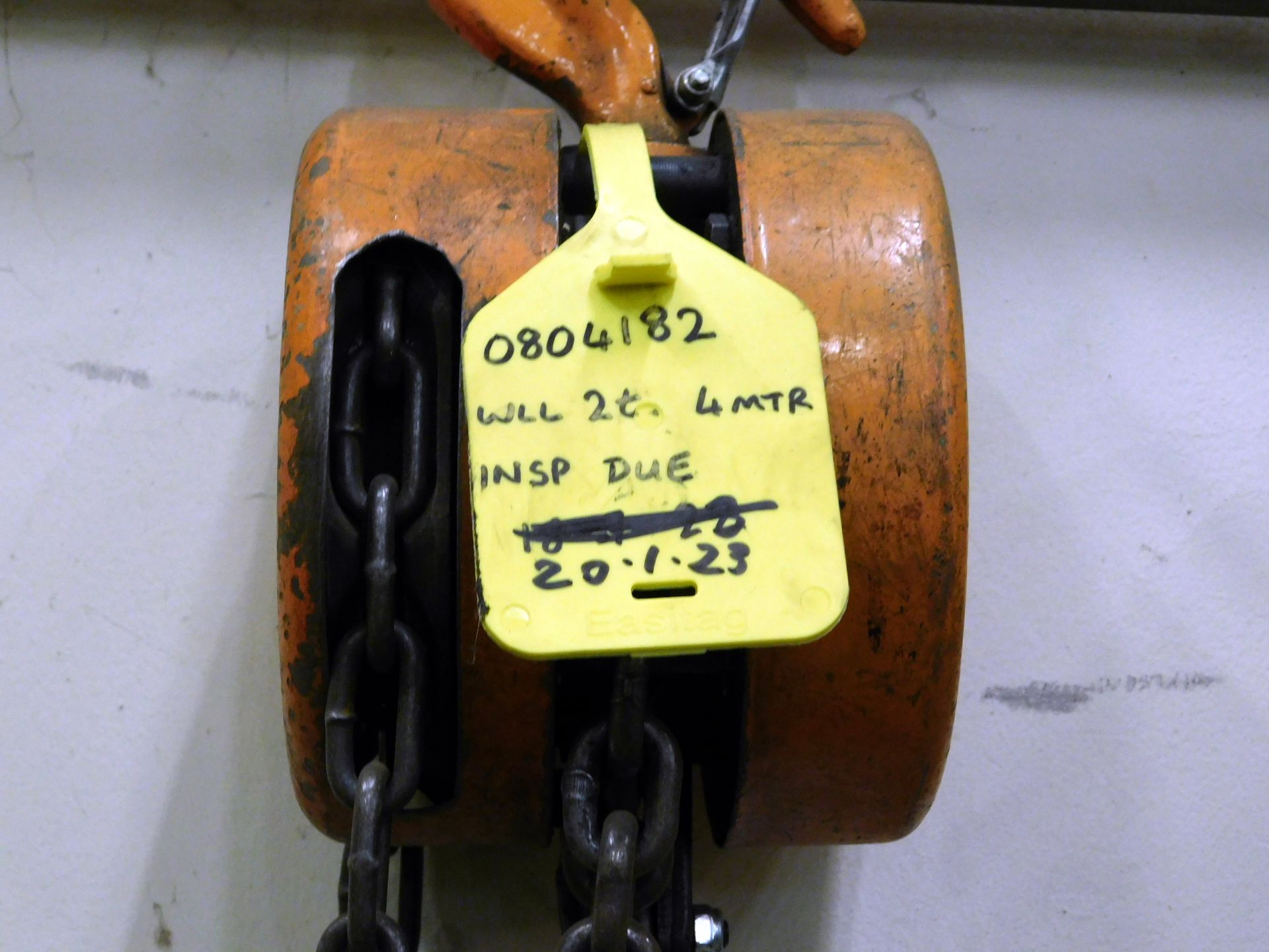 Two Manual Chain Hoists (Location Harlow. Please Refer to General Notes) - Image 2 of 3