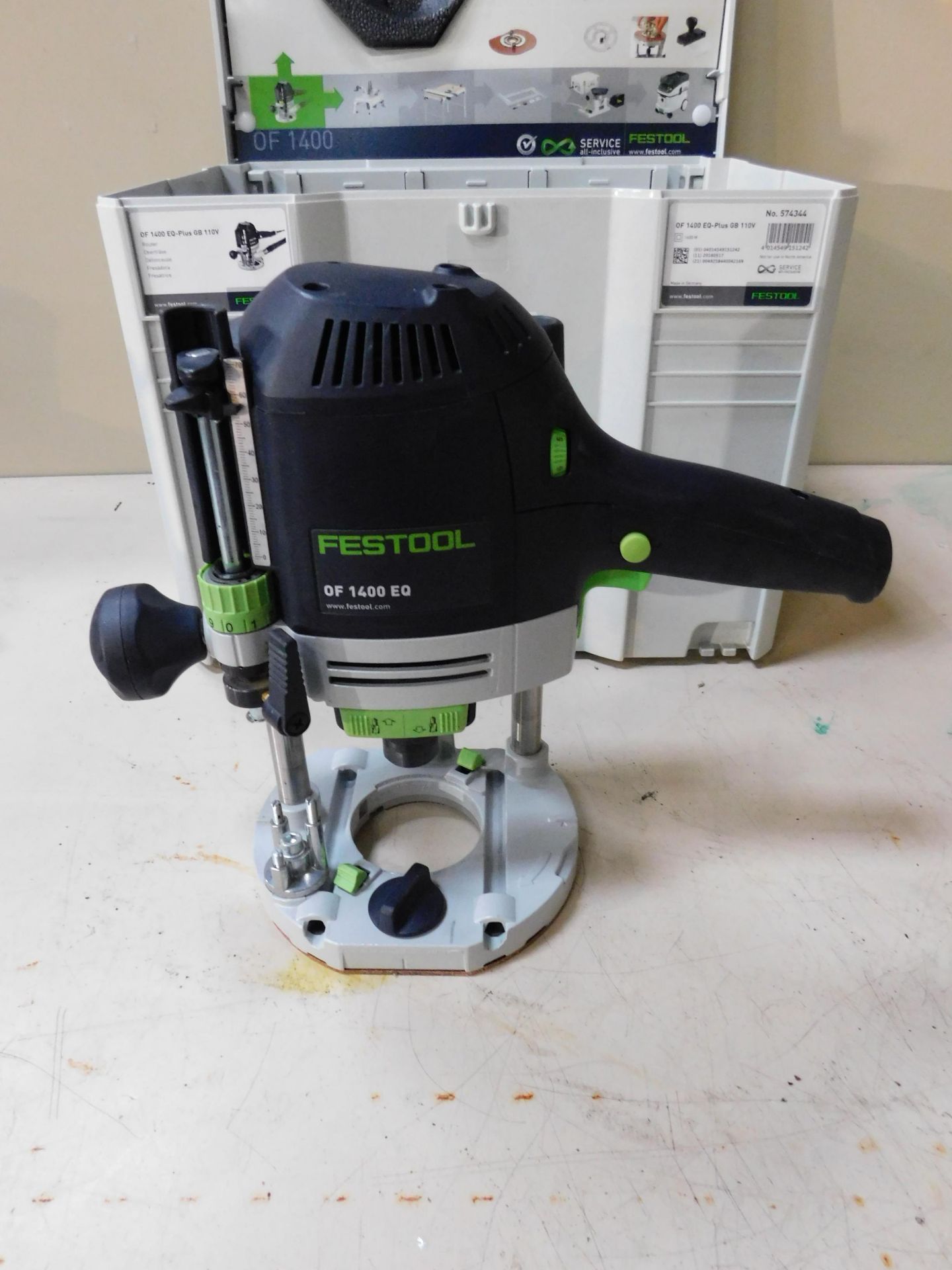 Festool OF1400 EQ Plus GB Router, 110v with Guide & Power Lead - Image 2 of 3