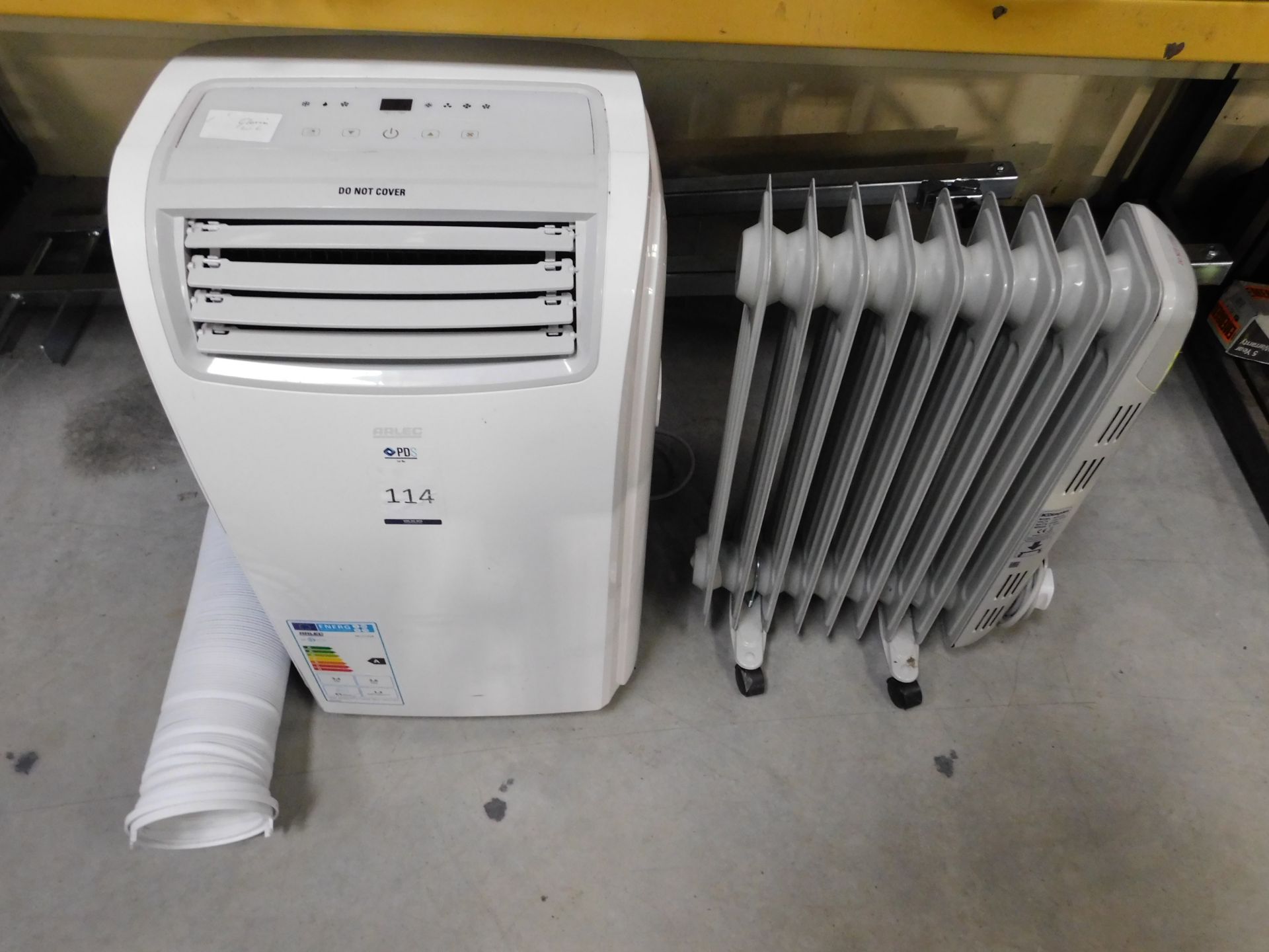 Arlec PA1213GB Portable Air Exchanger & CD Implex Radiator