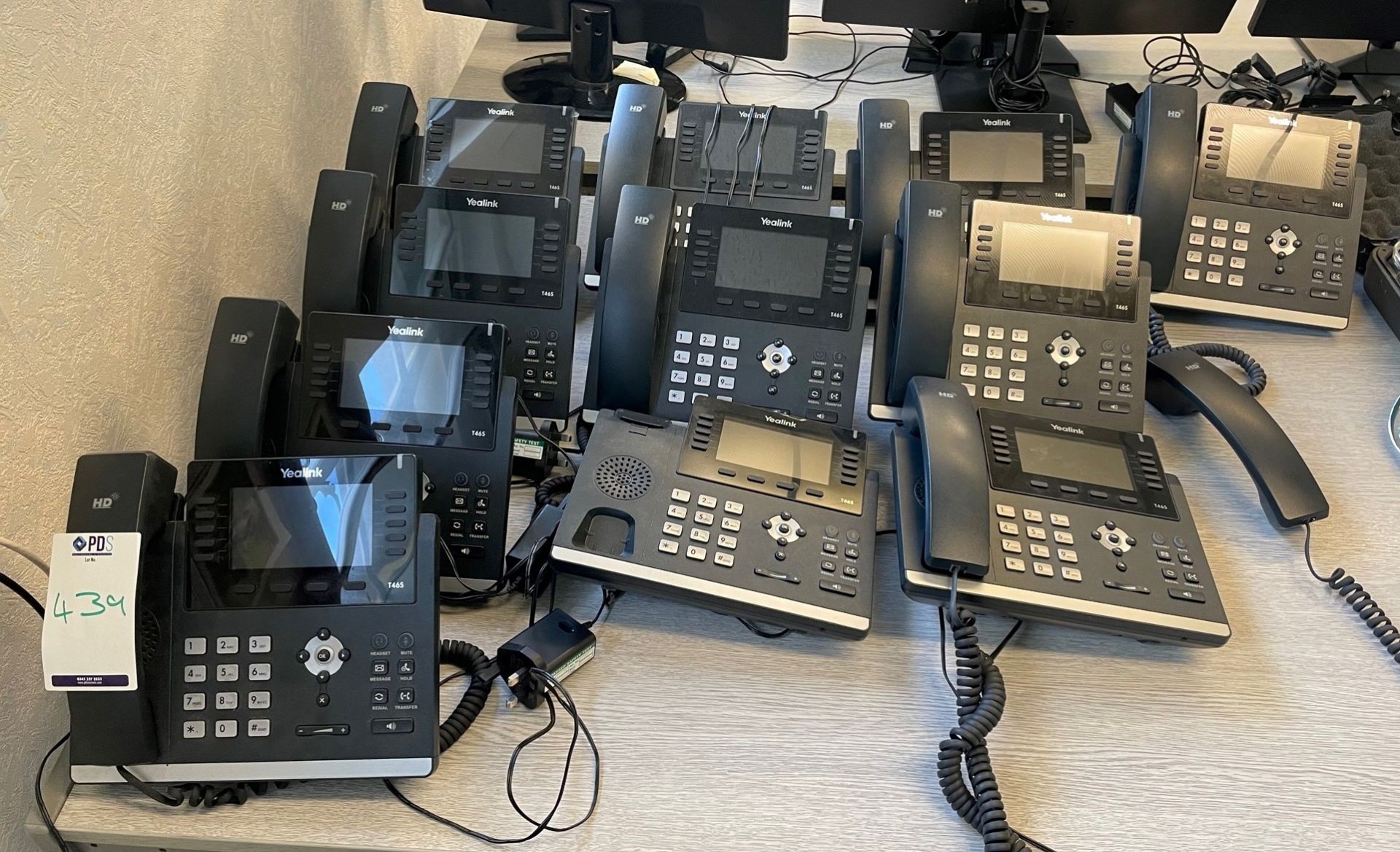 11 Yealink Telephone Handsets (Location Diss. Please Refer to General Notes)