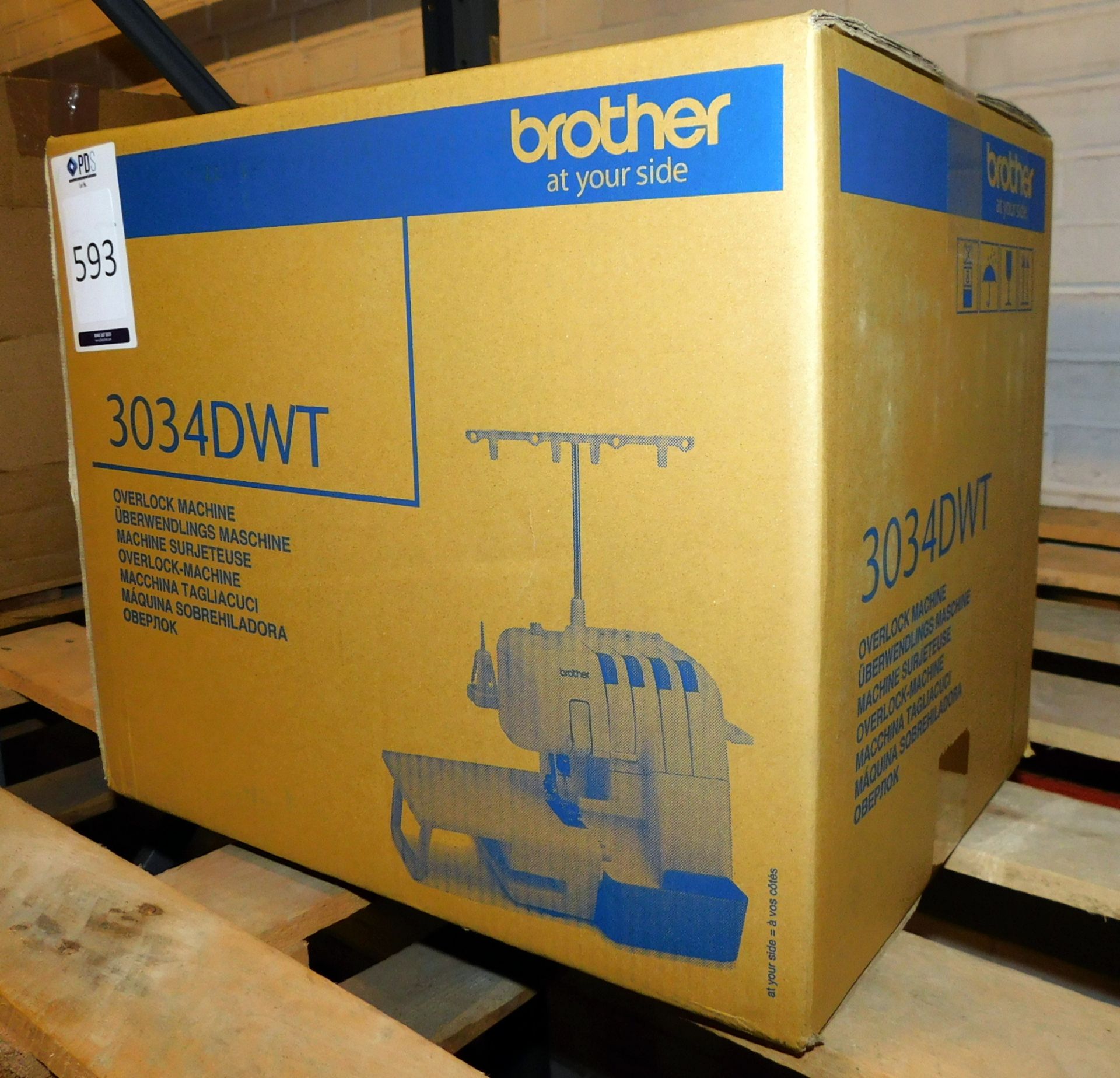 Brother 3034DWT Overlock Machine (New & Boxed) (Location Bedford. Please Refer to General Notes)