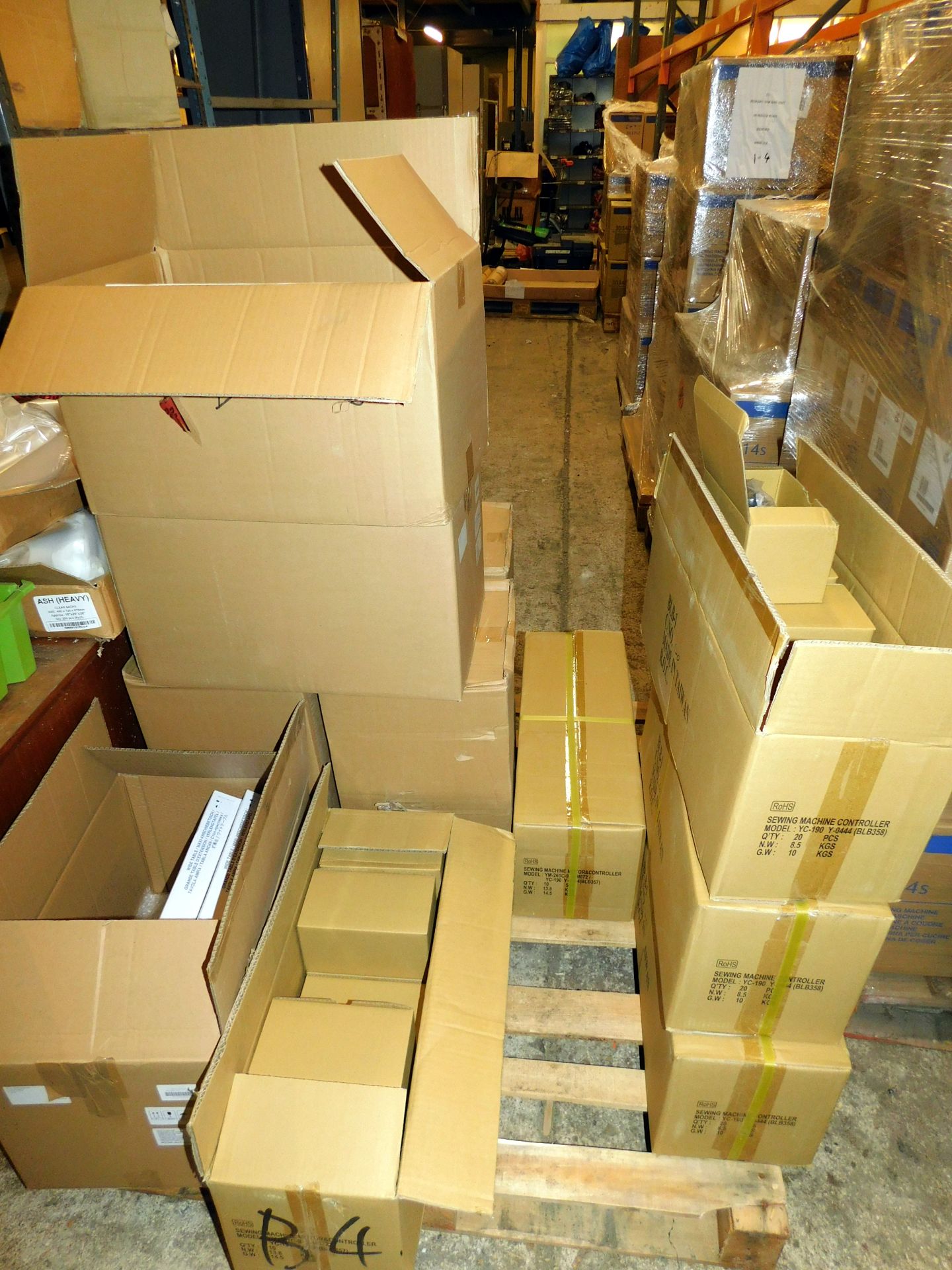 3 Pallets of Assorted Spares including Brother (Location Bedford. Please Refer to General Notes)