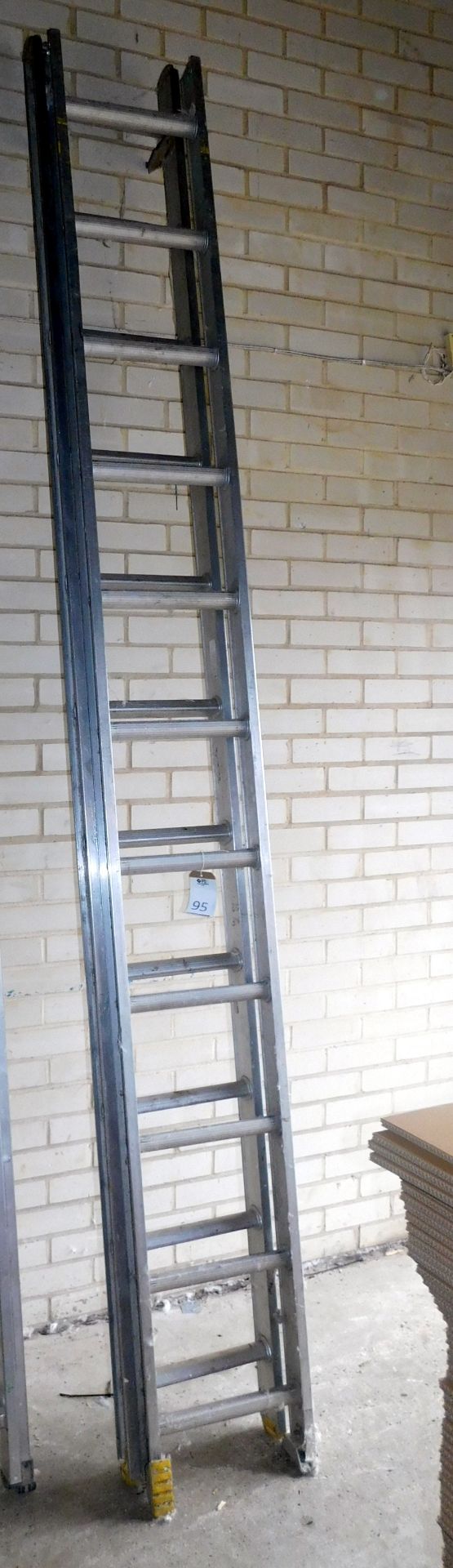 24-Rung Double Extension Aluminium Ladders (Location Diss. Please Refer to General Notes)