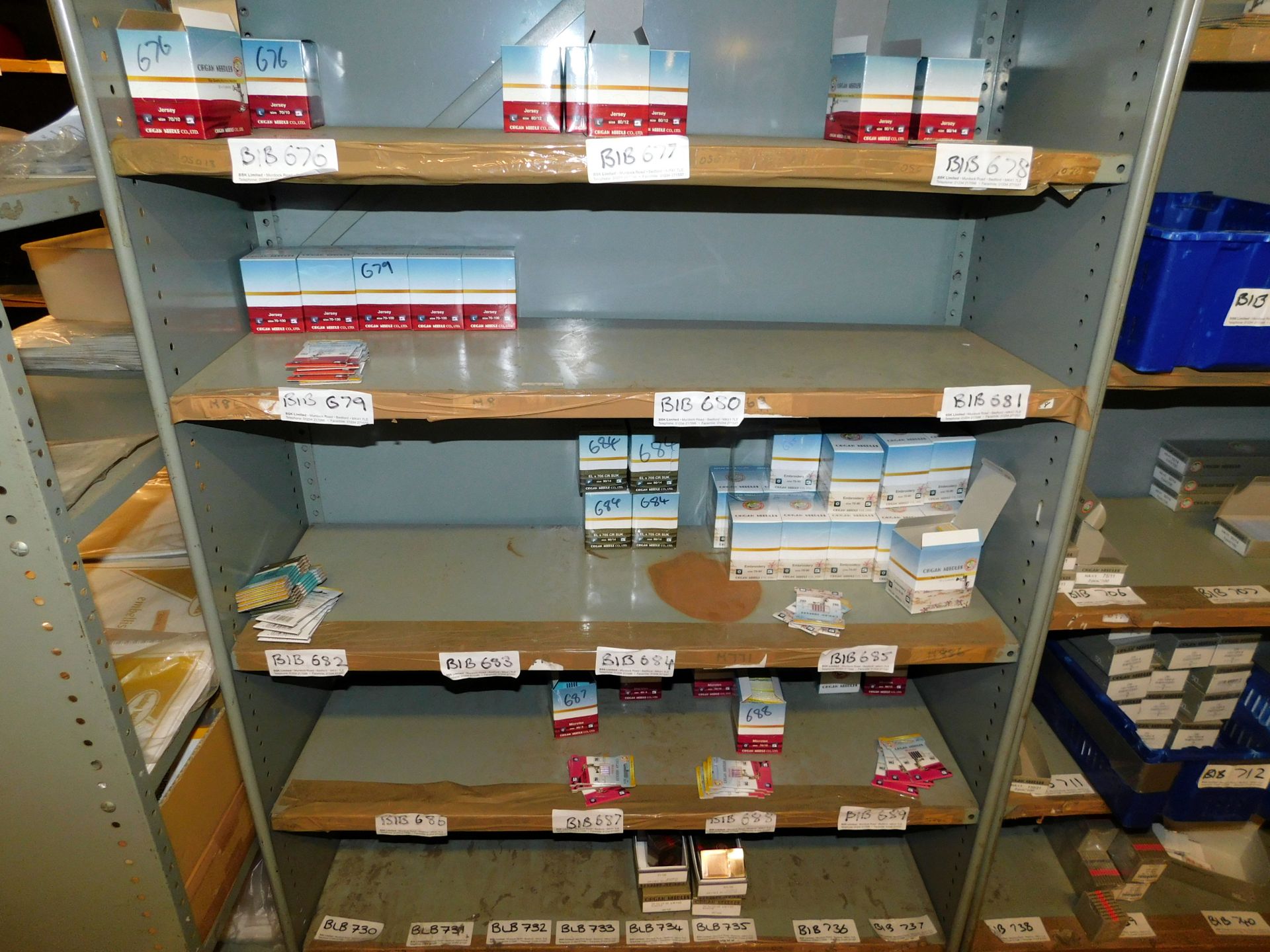 Contents of 4 Shelves of Assorted Needles & Spares (Location Bedford. Please Refer to General - Image 2 of 6