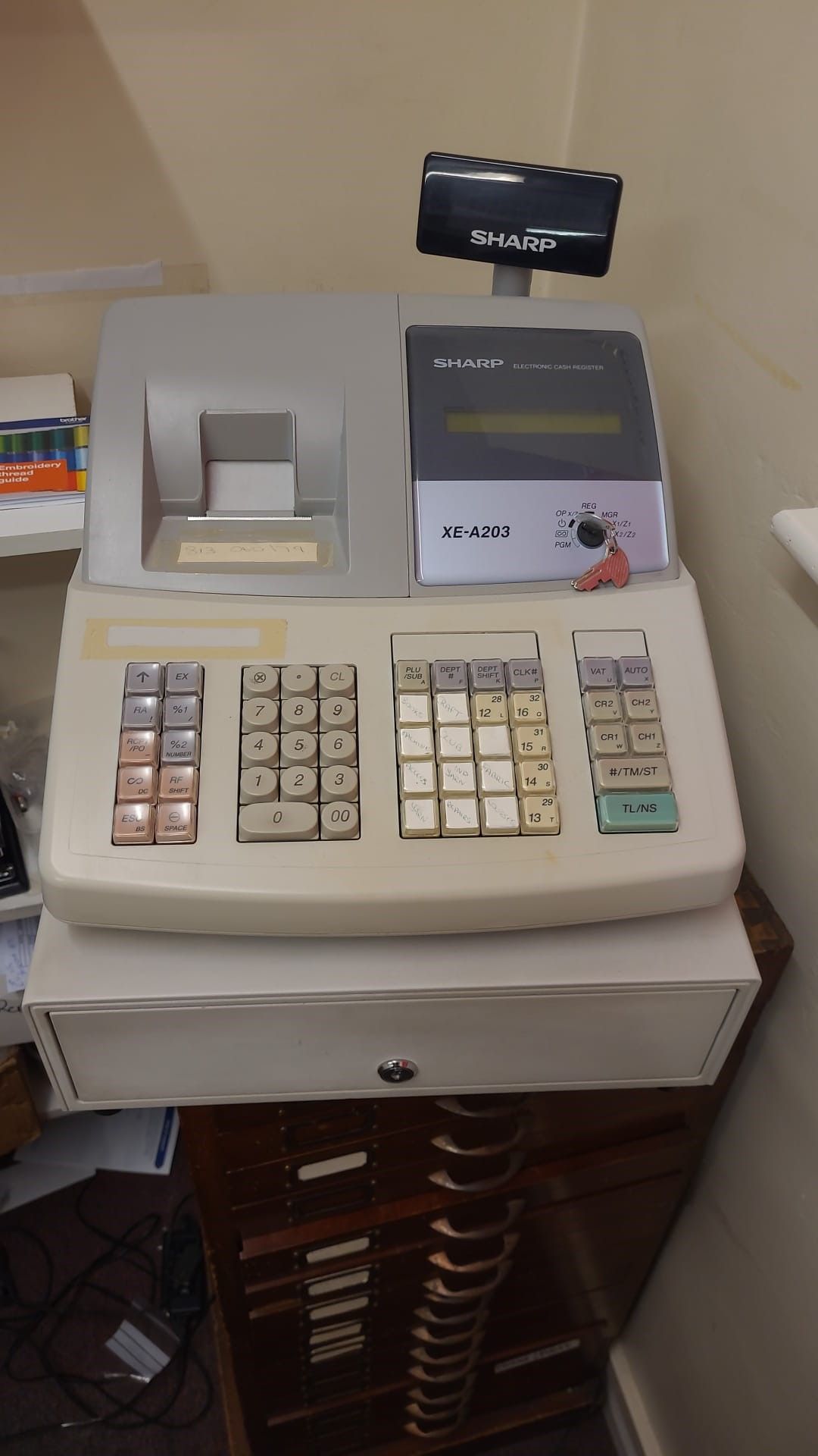Sharp XE-A203 Cash Register (Location Bedford)