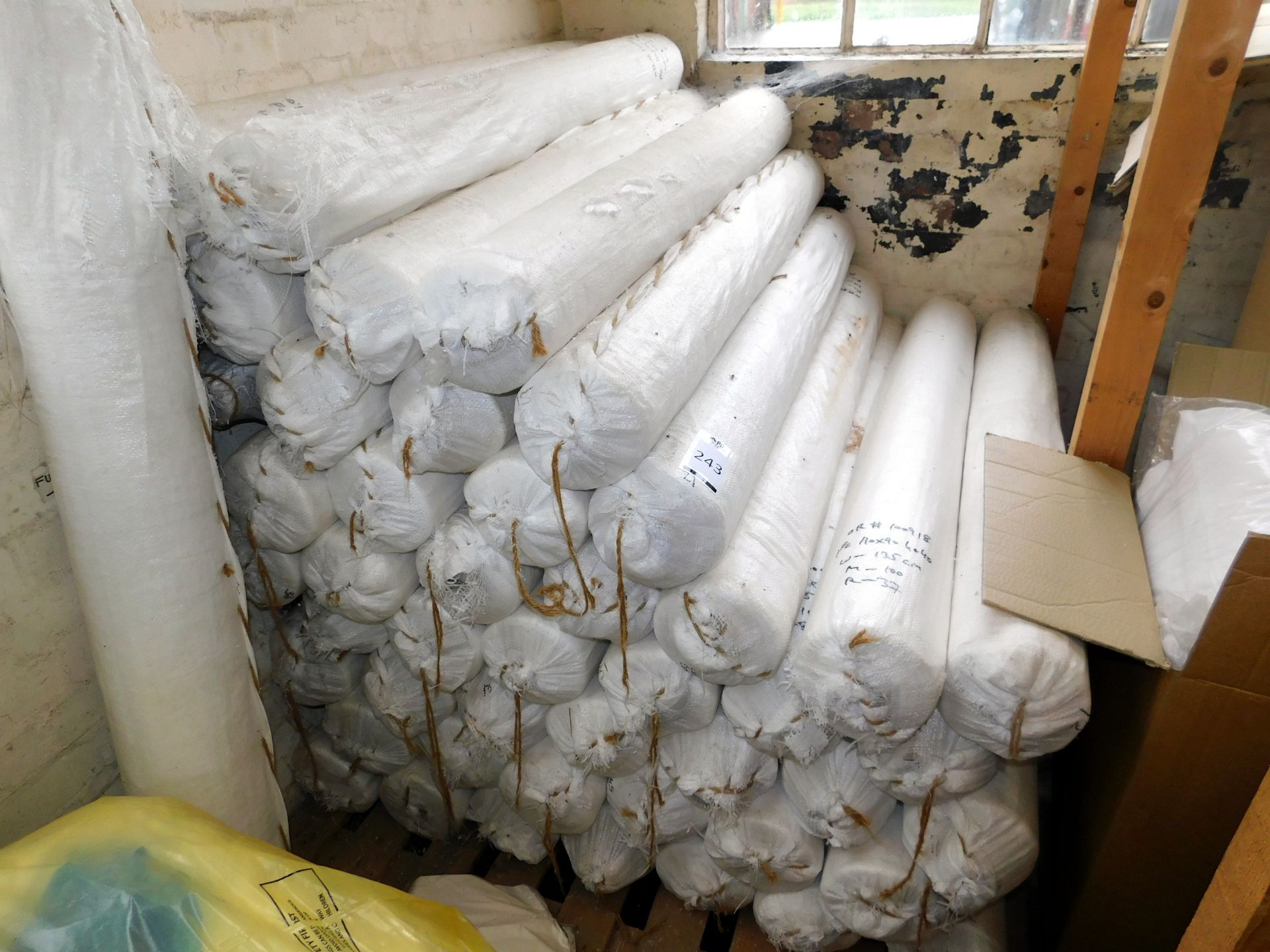 47 Rolls of Ecro Poly Cotton Fabric (Location Diss. Please Refer to General Notes)
