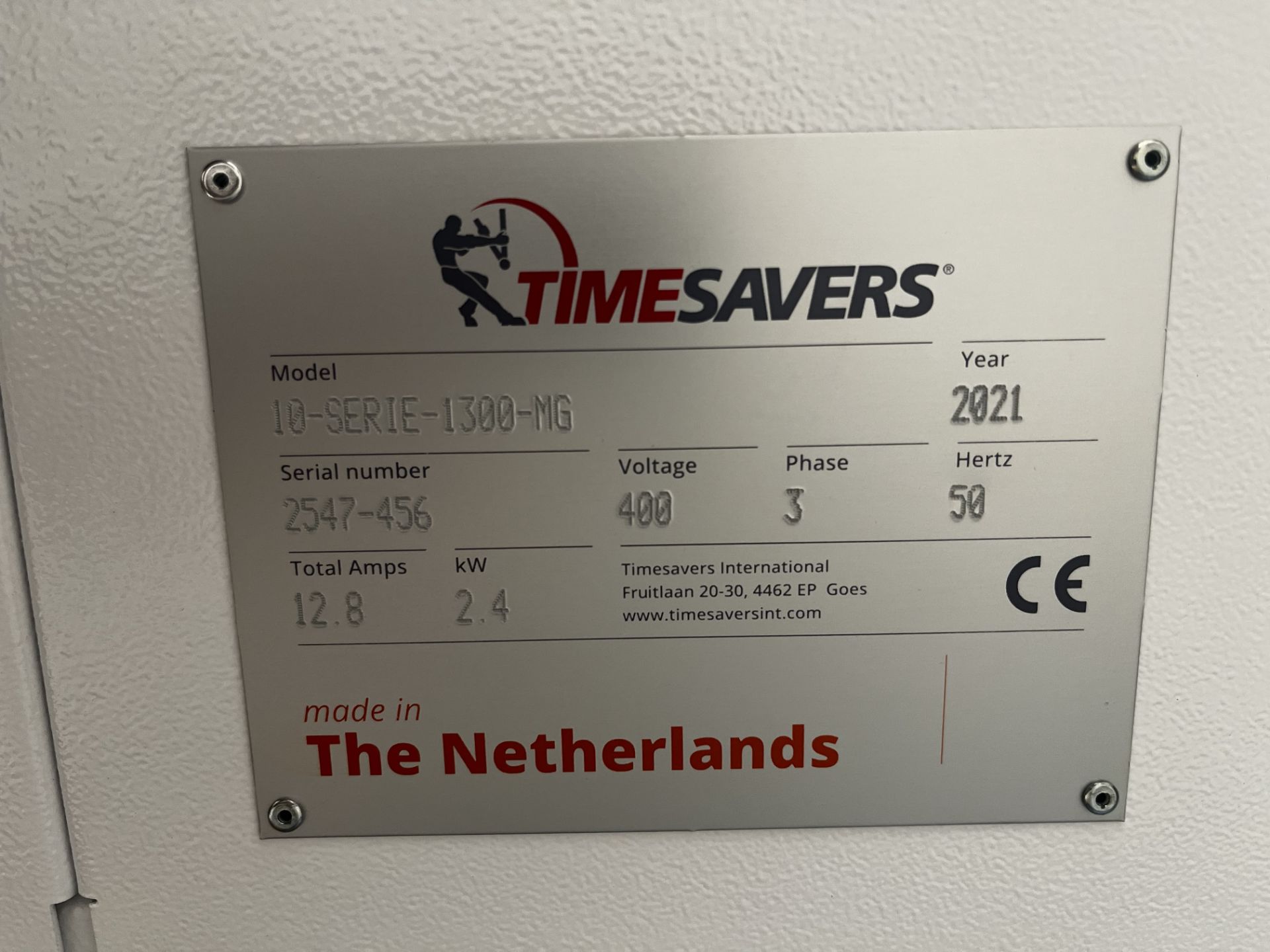 Timesavers 10 Series Model 10-Serie-1300-MG 2021 Manual Grinder Deburring, Edge Rounding & Finishing - Image 2 of 3