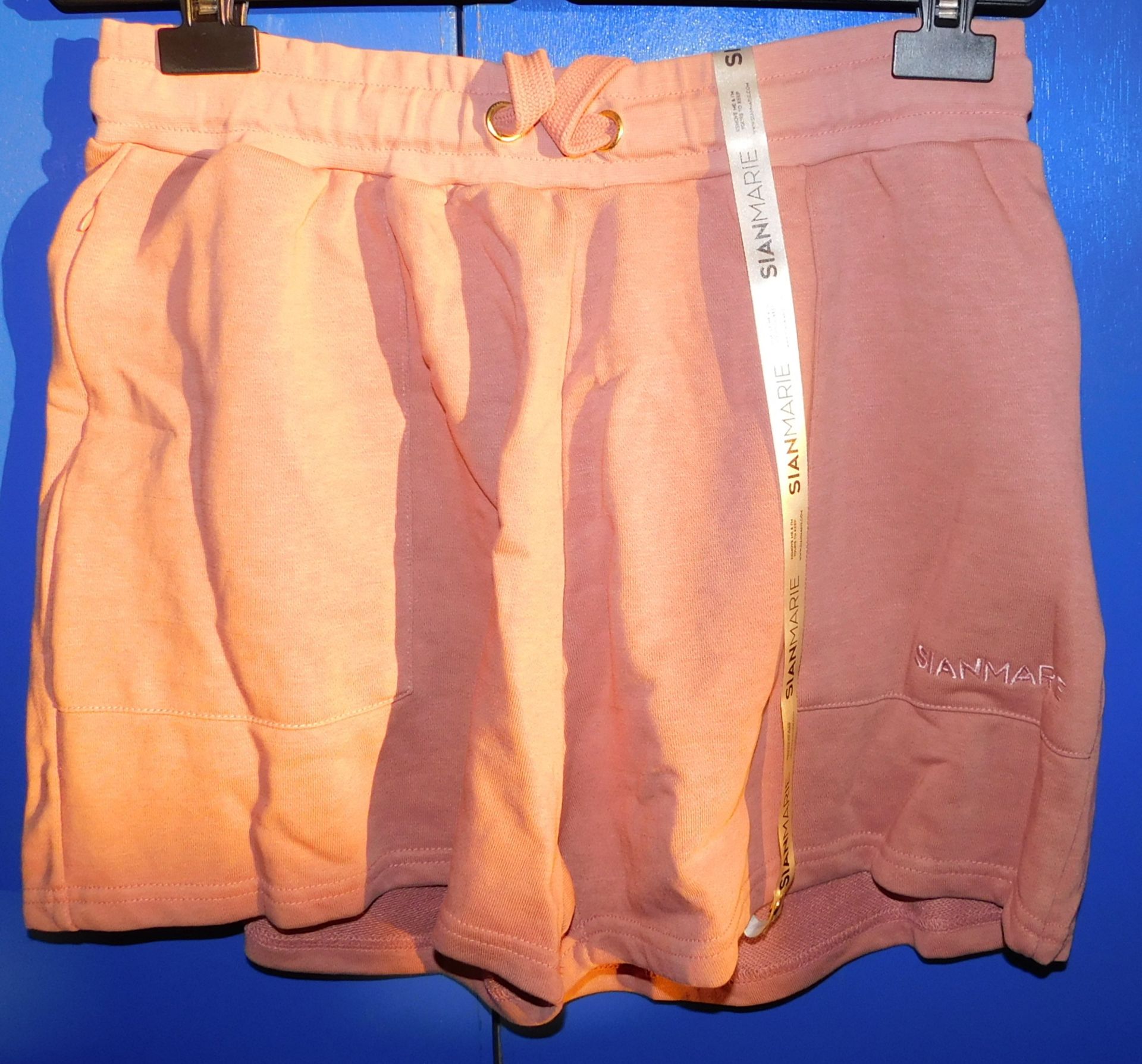 291 Sian Marie Acid Wash Shorts, Misty Rose (9 Boxes) (Location Stockport. Please Refer to General