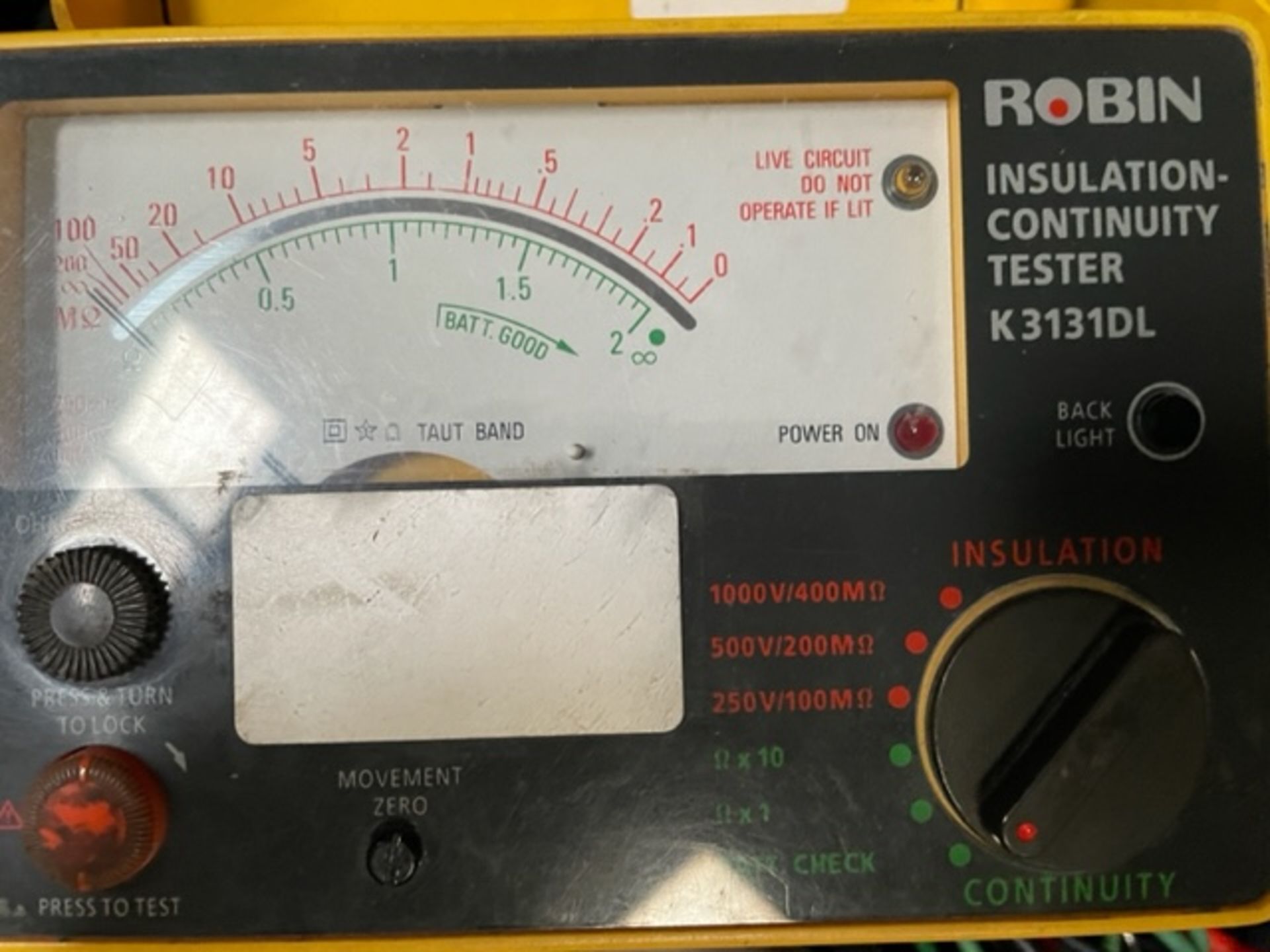 Robin Electrical Test Set Comprising: K3131DL Insulation Continuity Tester, KMP5404DL RCD Tester & a - Image 4 of 4