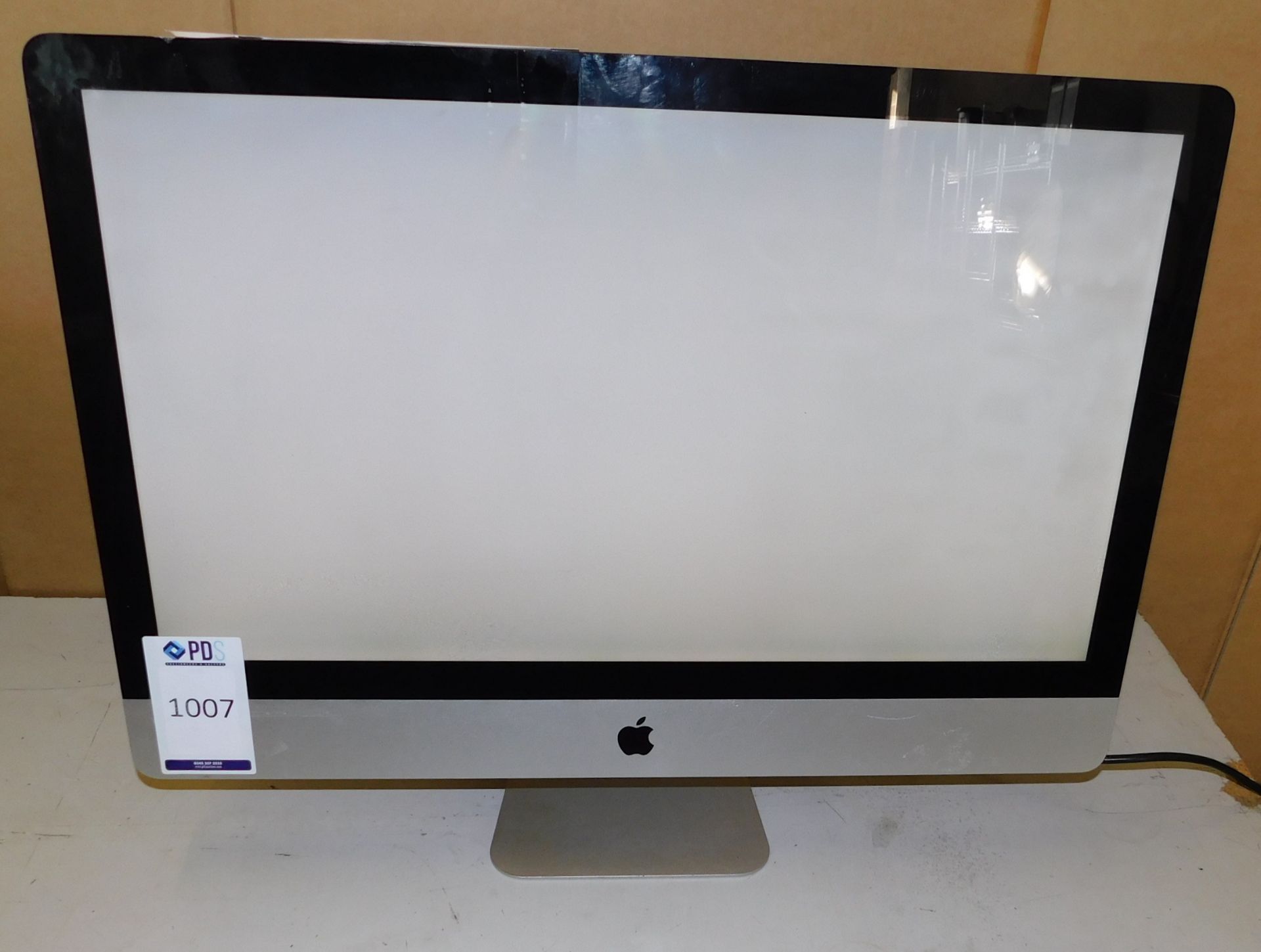 Apple iMac A1312, Serial Number DK2HW07PDHJP, i5 2.7GHz, 20GB RAM, 1TB HDD, No Power Cable (Location