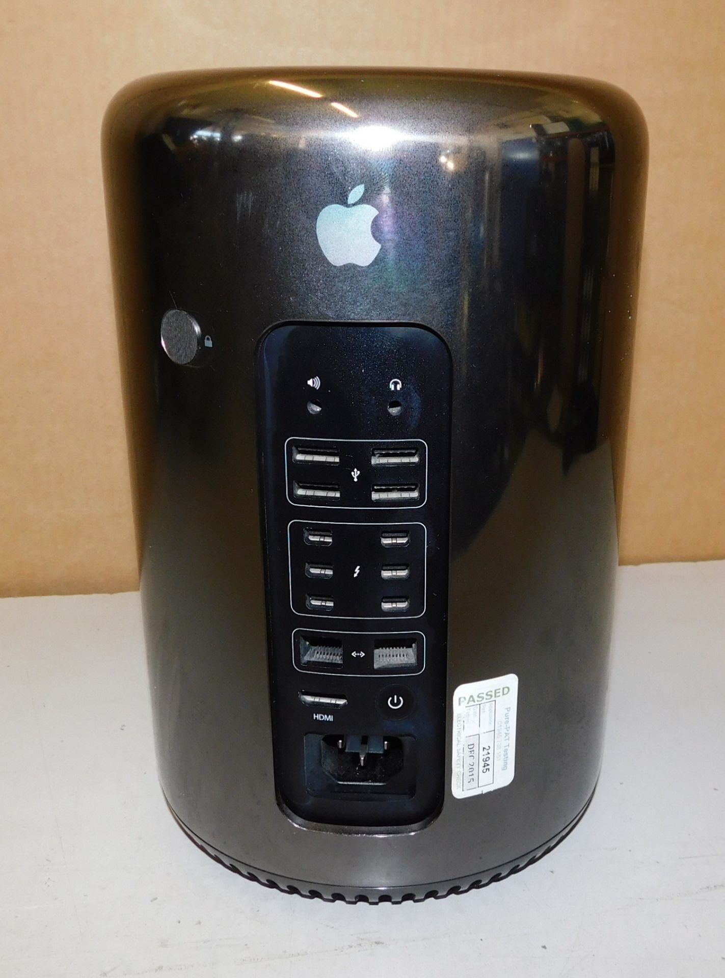 Apple Mac Pro “Dustbin”, Serial Number F5KMV0E1F9VM, No OS Installed (Location Stockport. Please - Image 2 of 4