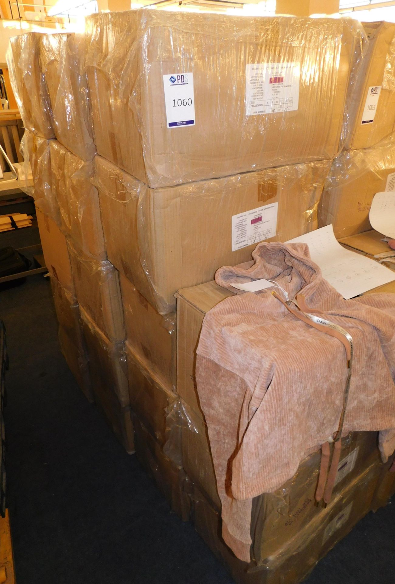 289 Sian Marie Brushed Tie Hoodies, Taupe (18 Boxes) (Location Stockport. Please Refer to General - Image 2 of 3
