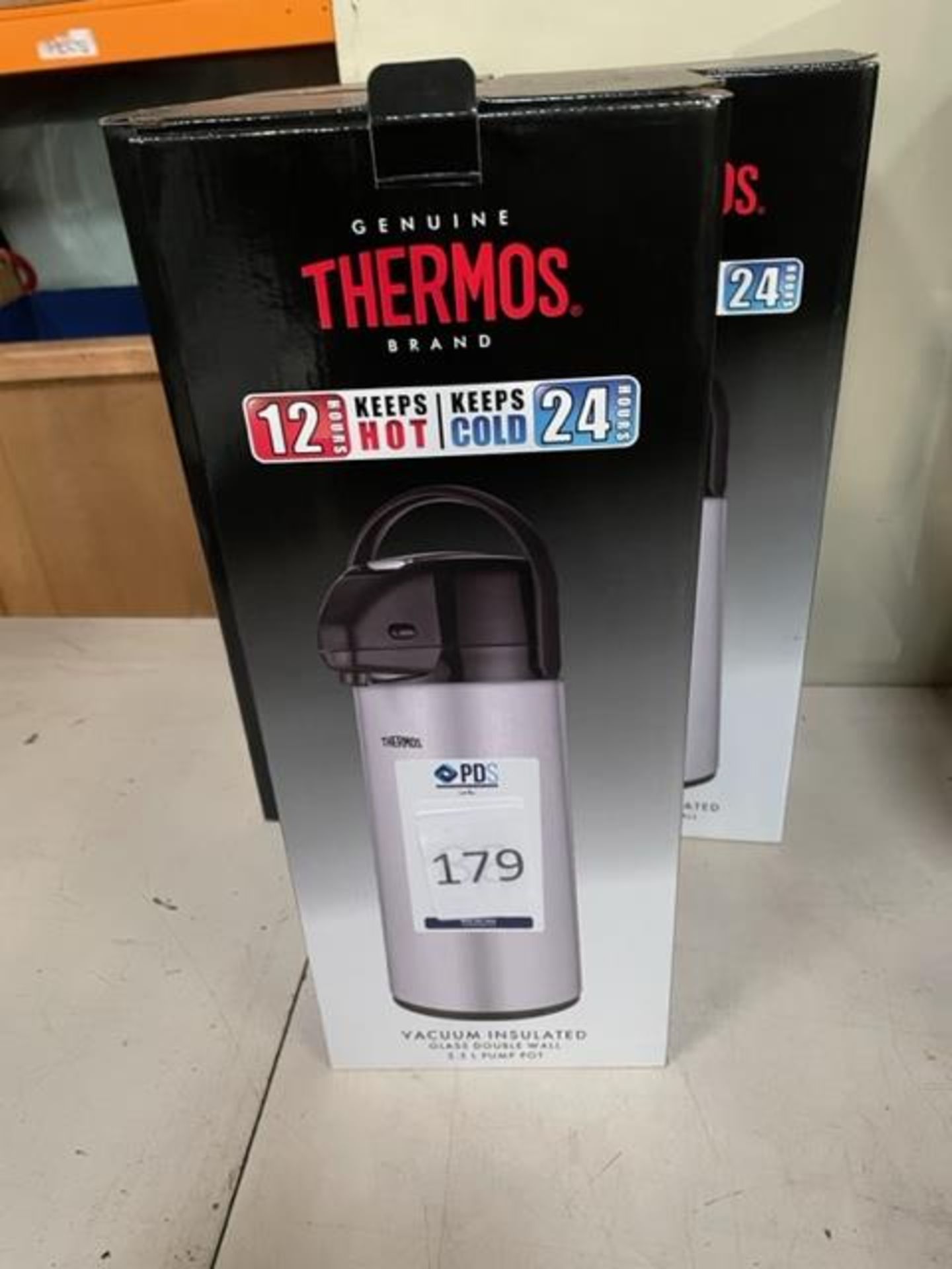 3 Thermos Vacuum Flasks (Location Brentwood. Please Refer to General Notes)