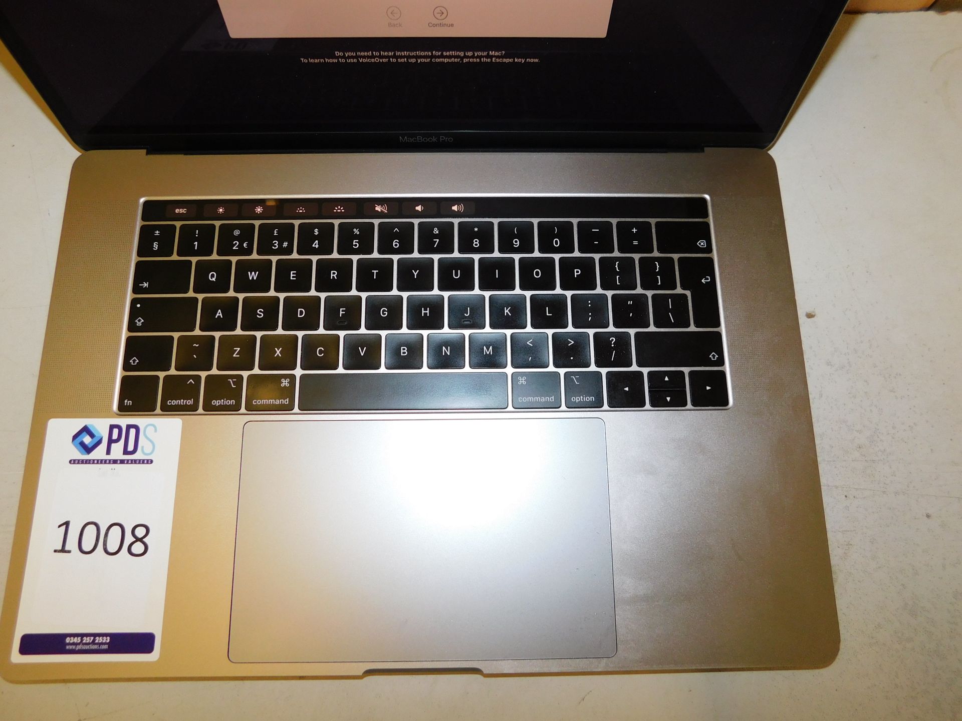 Apple Macbook Pro A1990, Serial Number C02Z2A06LVCG, i9 2.3GHz, 16GB RAM, 500GB SSD, OS Installed ( - Image 2 of 4