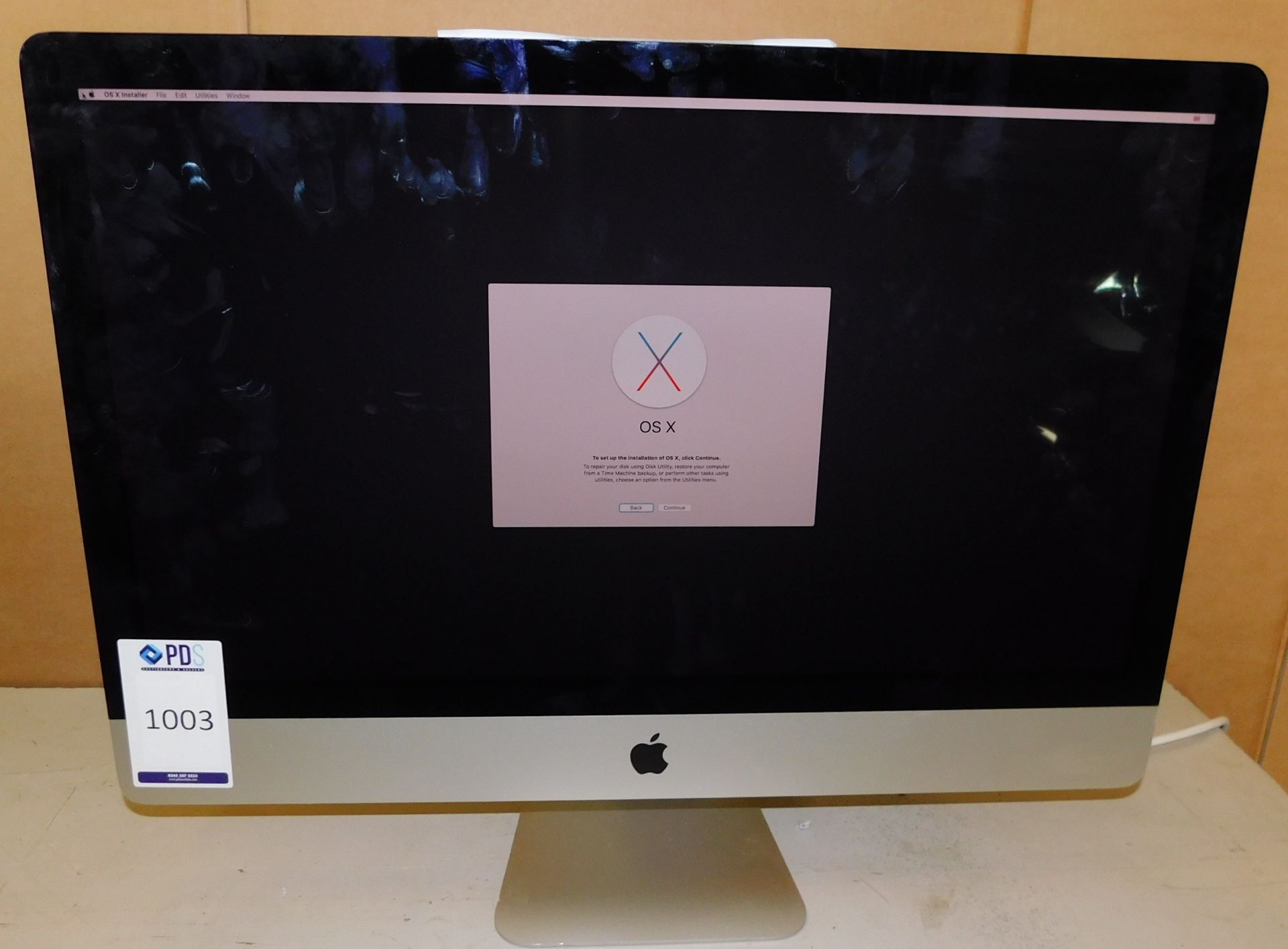 Apple iMac A1419, Serial Number C02SG2BDGG7J, i5 3.2GHz, 8GB RAM, 1TB HDD, No OS Installed (Location - Image 2 of 4