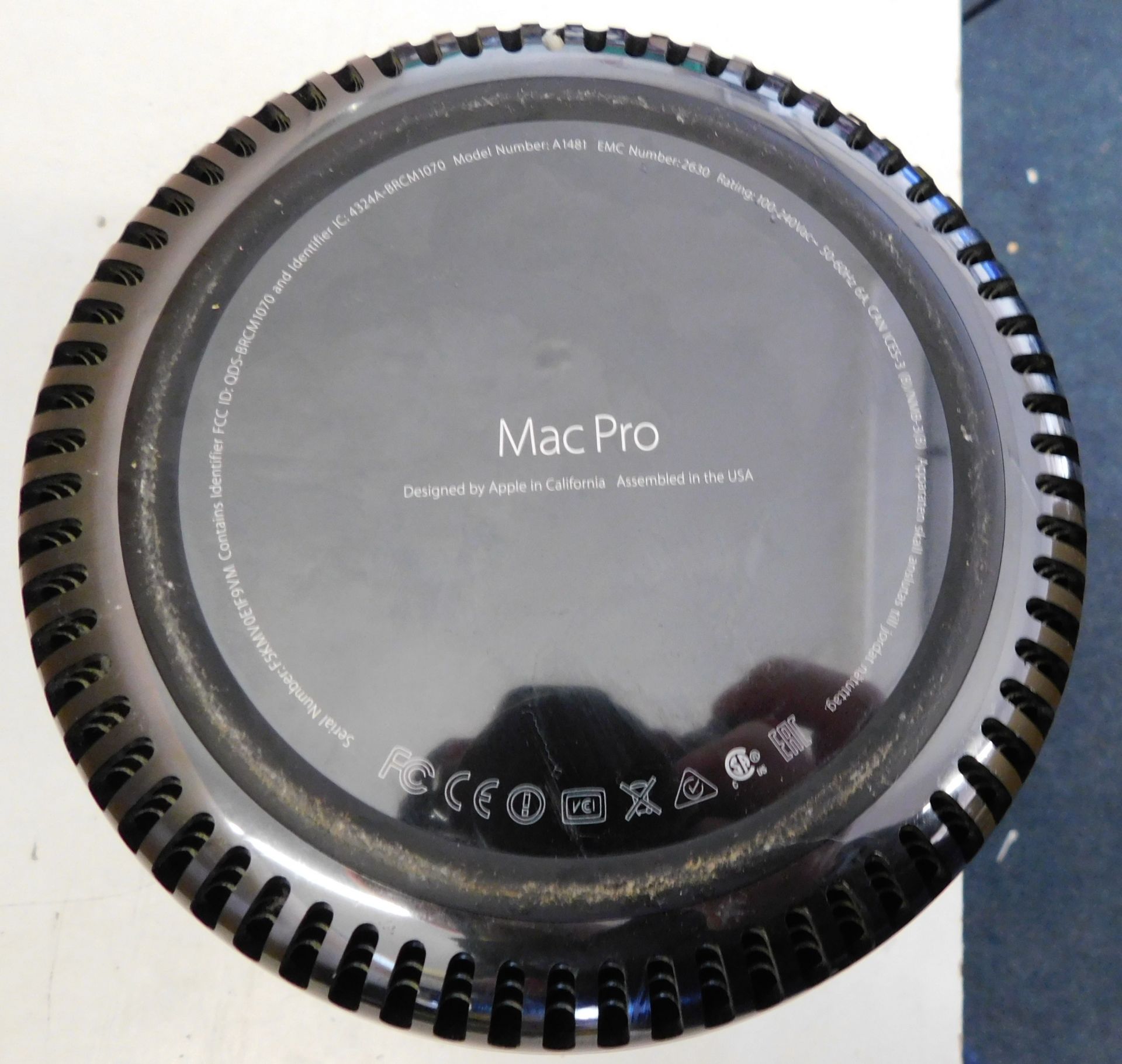 Apple Mac Pro “Dustbin”, Serial Number F5KMV0E1F9VM, No OS Installed (Location Stockport. Please - Image 3 of 4