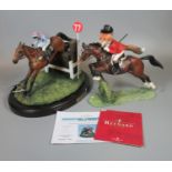 Country Artists limited edition no. 469/500 'Best Mate' ceramic figurine of the Irish bred