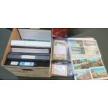 Postcards - collection of British cards in eight files and two packets. 100s, early to modern. (B.P.