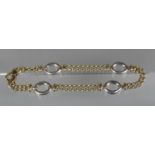 9ct gold bracelet. Approx weight 17.3 grams. (B.P. 21% + VAT)