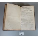 18th Century leather bound antiquarian book: 'Antiquae Linguae Britannicae Thesaurus being A