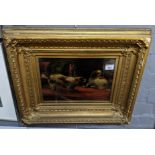 After George Armfield (British 19th Century), two King Charles Cavalier Spaniels, oils on canvas, 25