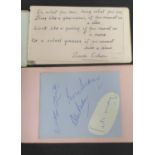 Two autograph albums, mainly 1950's and 60's, England and County Cricketers. (B.P. 21% + VAT)