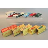 Collection of vintage play worn Dinky toys, all appearing in original boxes, to include; 186