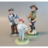 Three Royal Doulton bone china figurines to include; 'Pride and Joy' HN4102, 'Old Ben' HN3190 and '
