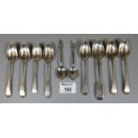 Bag of silver mainly teaspoons. 5.8oz troy. (B.P. 21% + VAT)