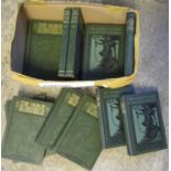A box containing two complete sets of Art Nouveau Pictorial Books by Gresham Publishing. The first