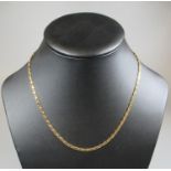 9ct gold chain. Approx weight 13.4 grams. (B.P. 21% + VAT)