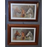 After S.L Crawford, equestrian studies, two the same: 'We Three Kings', depicting Arkle, Redrum