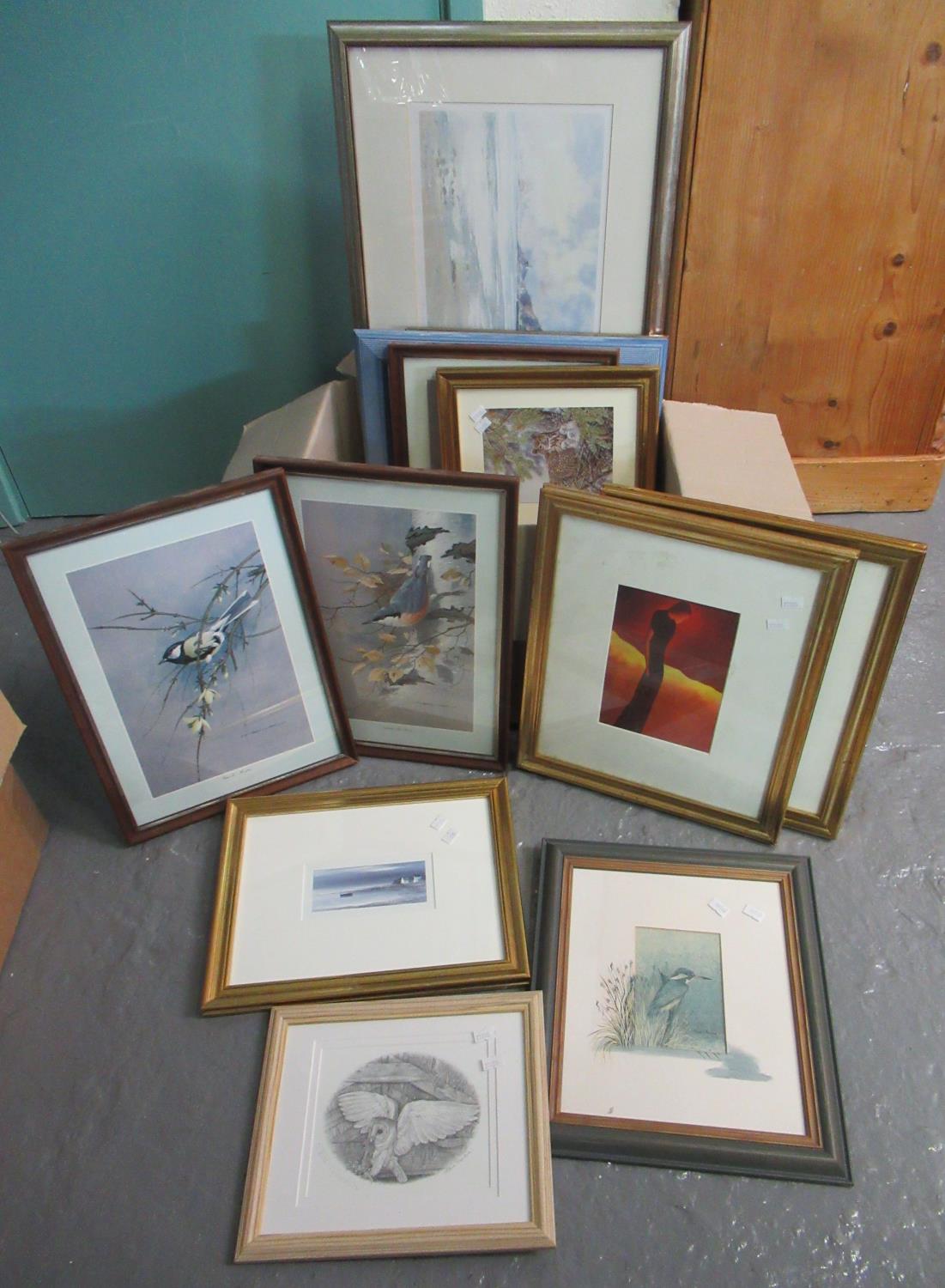 Box of assorted furnishing prints and pictures, various. (B.P. 21% + VAT)