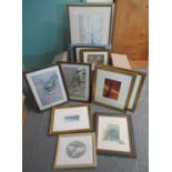 Box of assorted furnishing prints and pictures, various. (B.P. 21% + VAT)