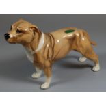 Beswick Staffordshire china bull terrier figure in standing pose. (B.P. 21% + VAT)