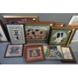 Collection of assorted modern, framed tapestries. (14) (B.P. 21% + VAT)